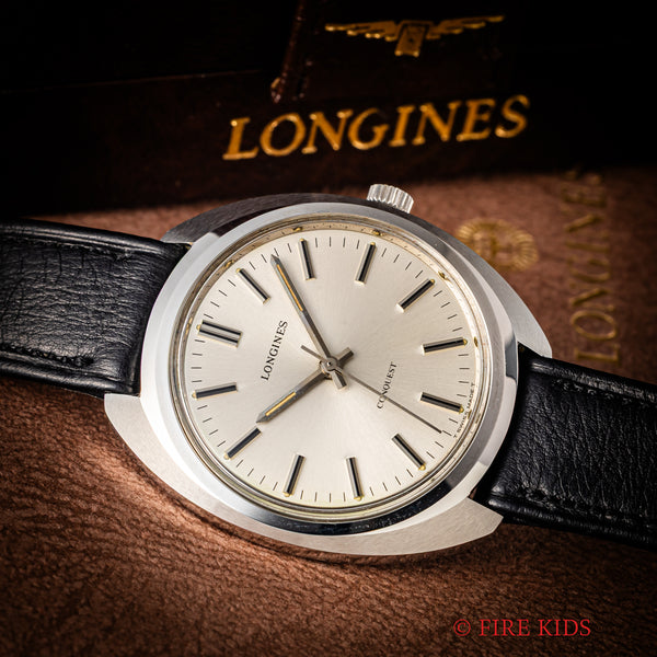 ロンジン コンクエスト 1975年販売 手巻 Cal.706 美品 箱ギャラ