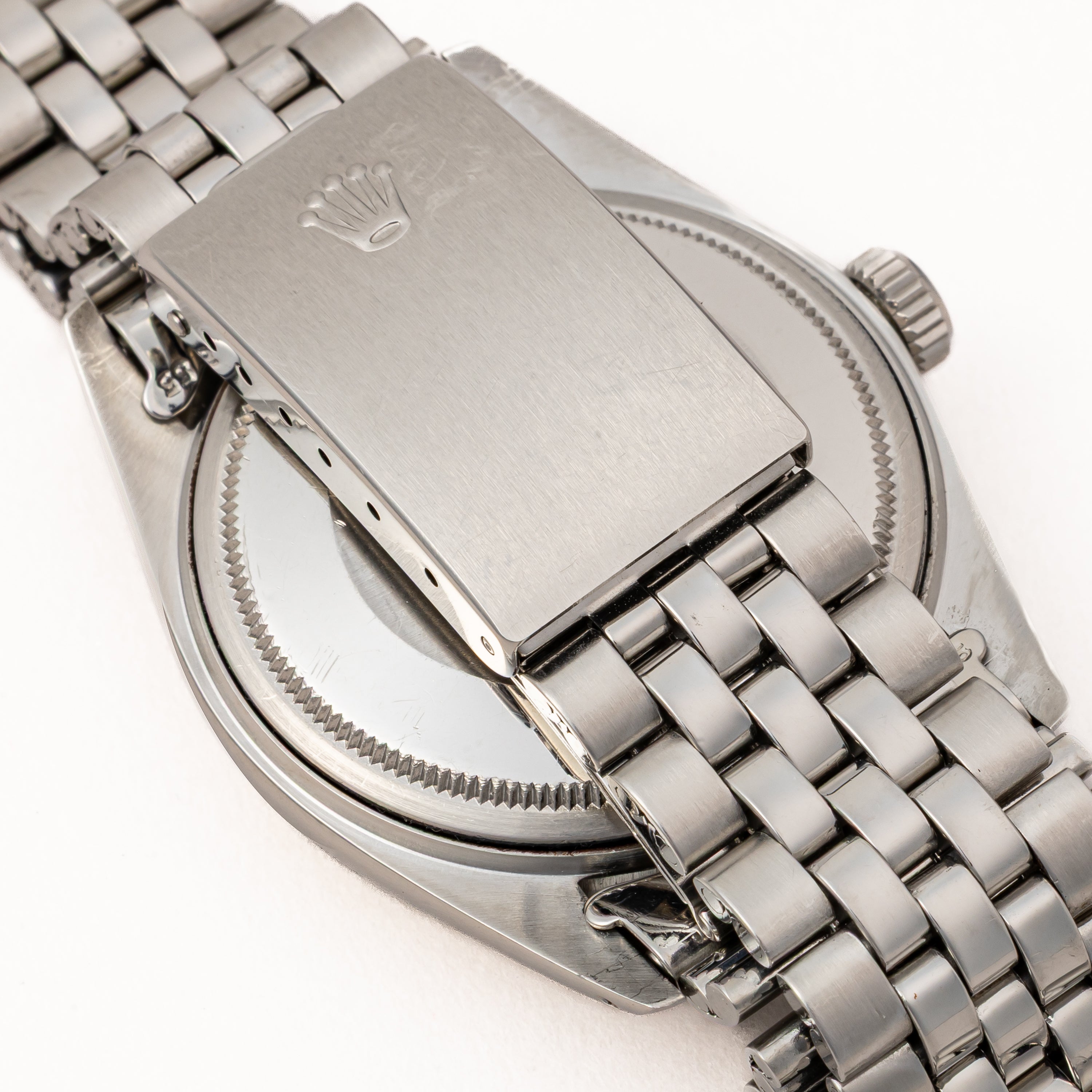 ロレックス デイトジャスト 自動巻き 1971年製 Ref.1601 Cal.1570リネンシルバーダイヤル ギャラ付き