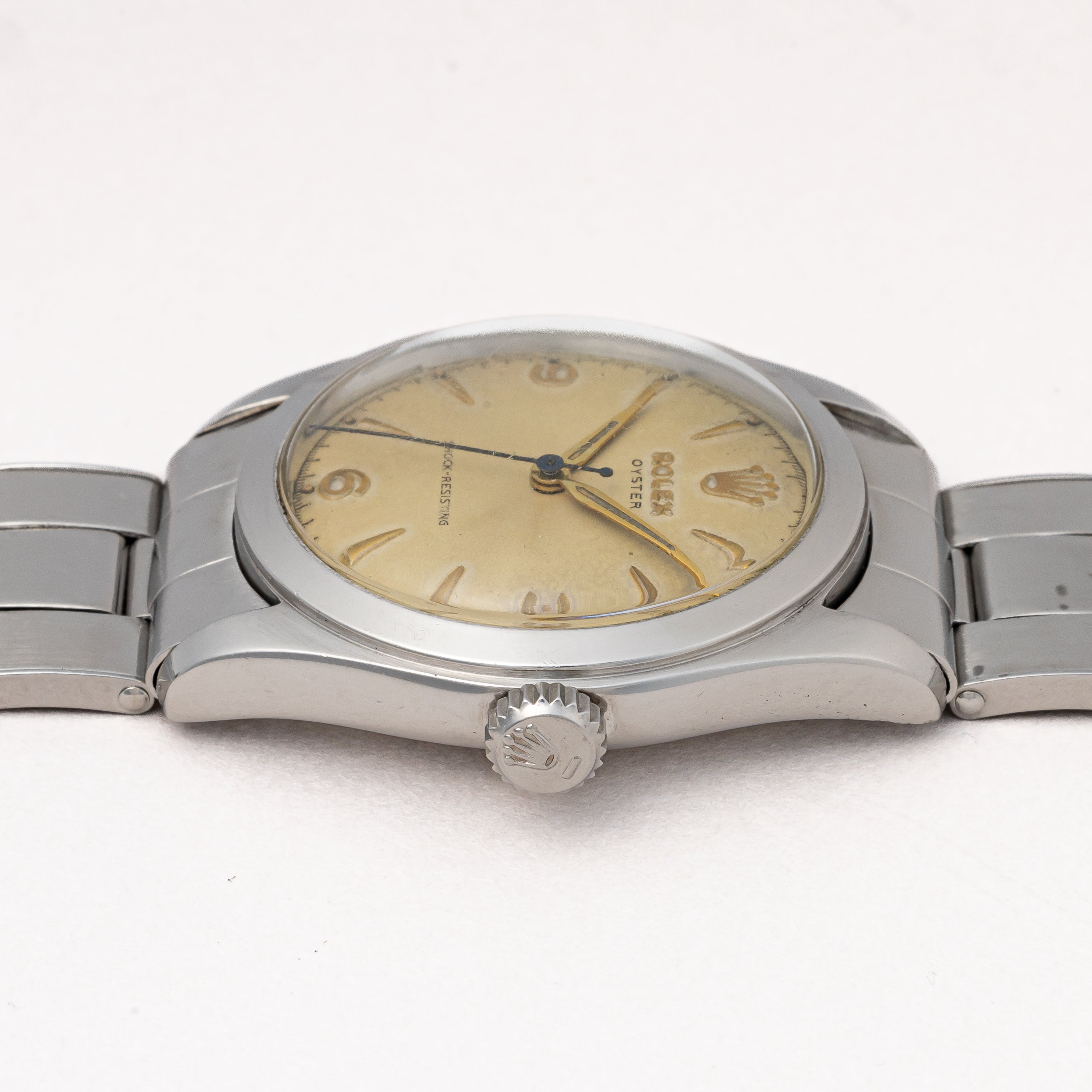 ロレックス オイスター 手巻き 1950年代製 Ref.6082 オリジナルダイヤル 純正エクステンションリベットブレス