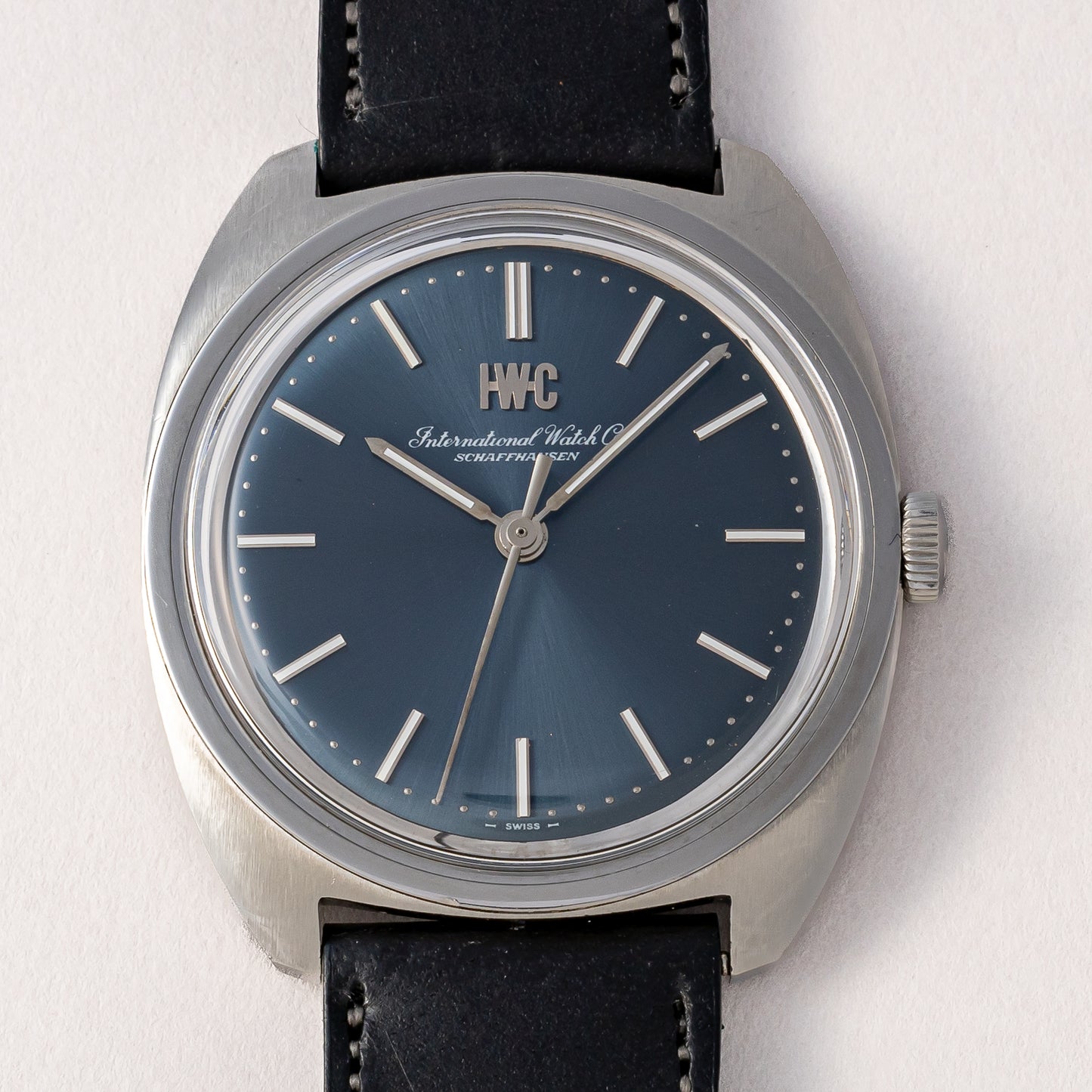 IWC トノーケース 1973年製 Ref.R1014A ブルーダイヤル Cal.403