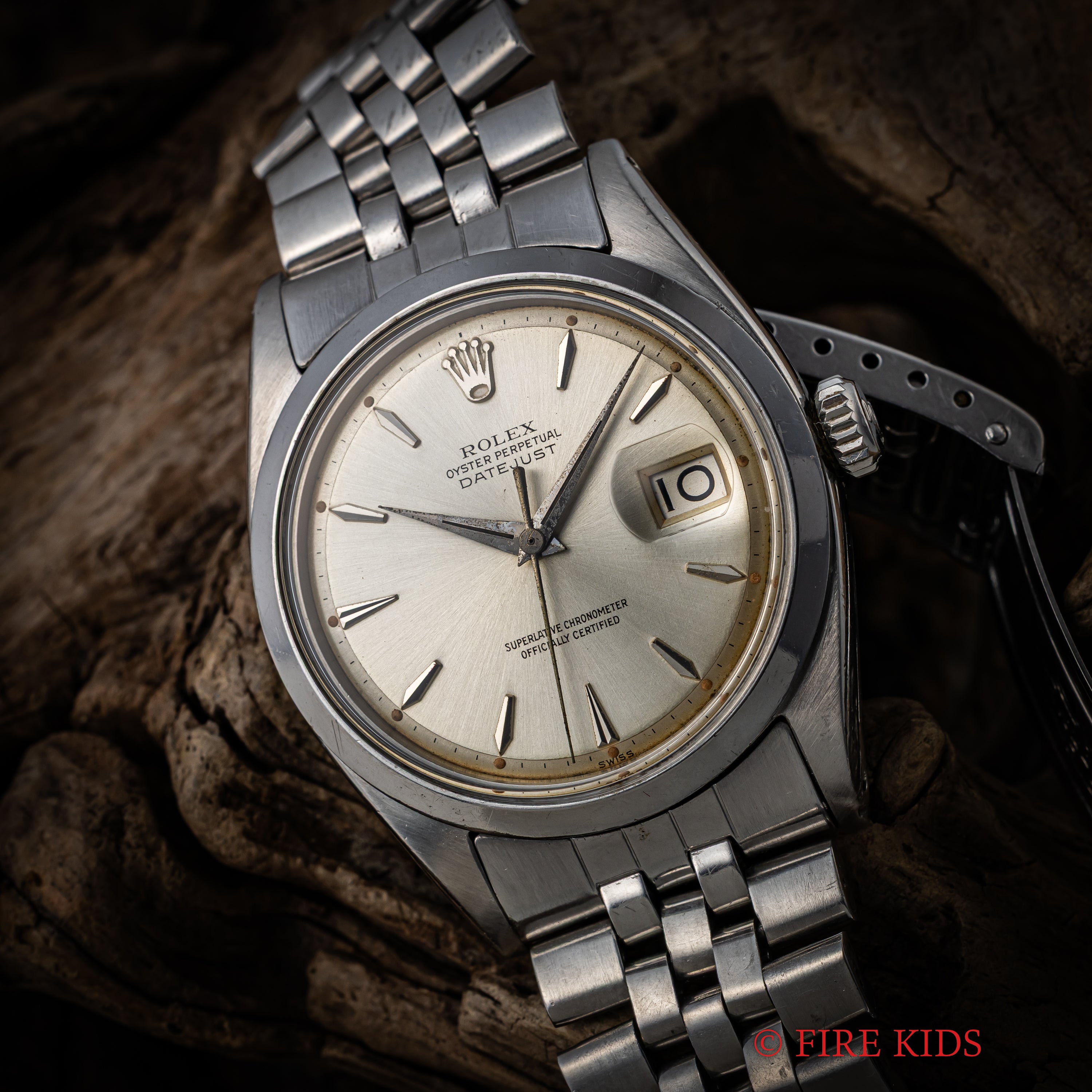 ロレックス デイトジャスト 1960年製（昭和35年製） Ref.1600 スムースベゼル 純正ジュビリーブレス付き