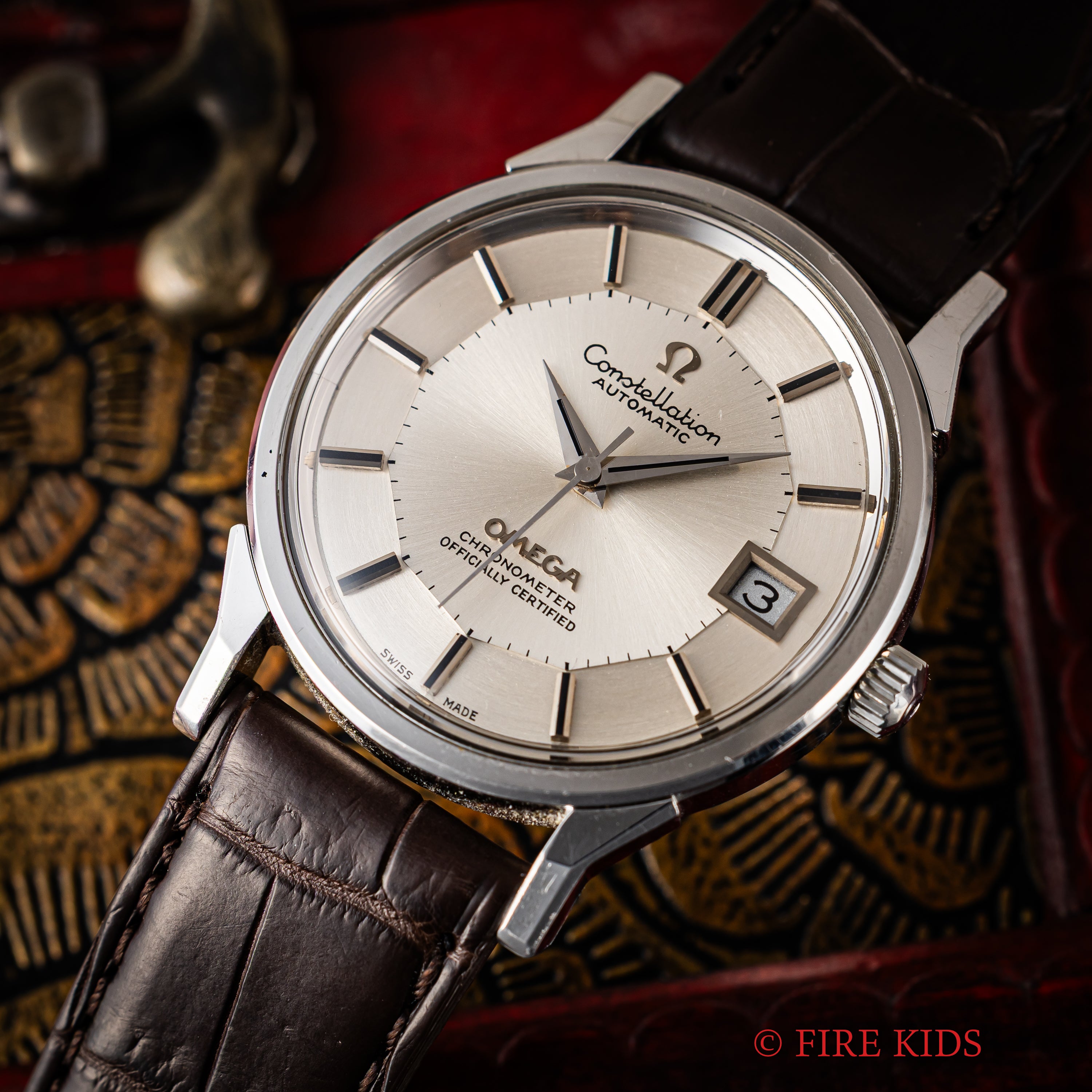 オメガ コンステレーション 12角 1973年製 最後期型 パイパンダイヤル 自動巻クロノメーター