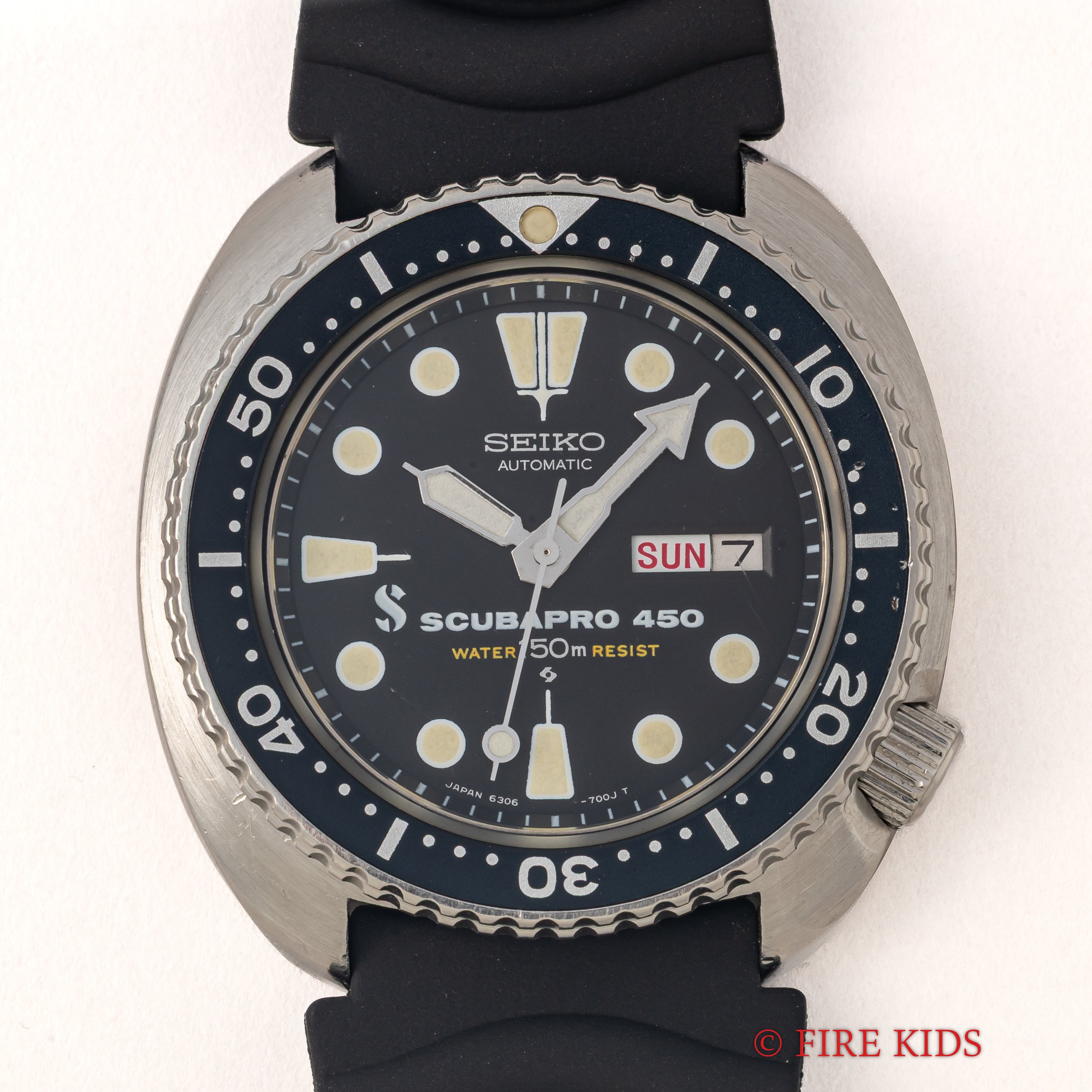 セイコー サードダイバー 1979年製 150mダイバー 3rdモデル スキューバプロWネーム Ref.6306-7001 国内仕様