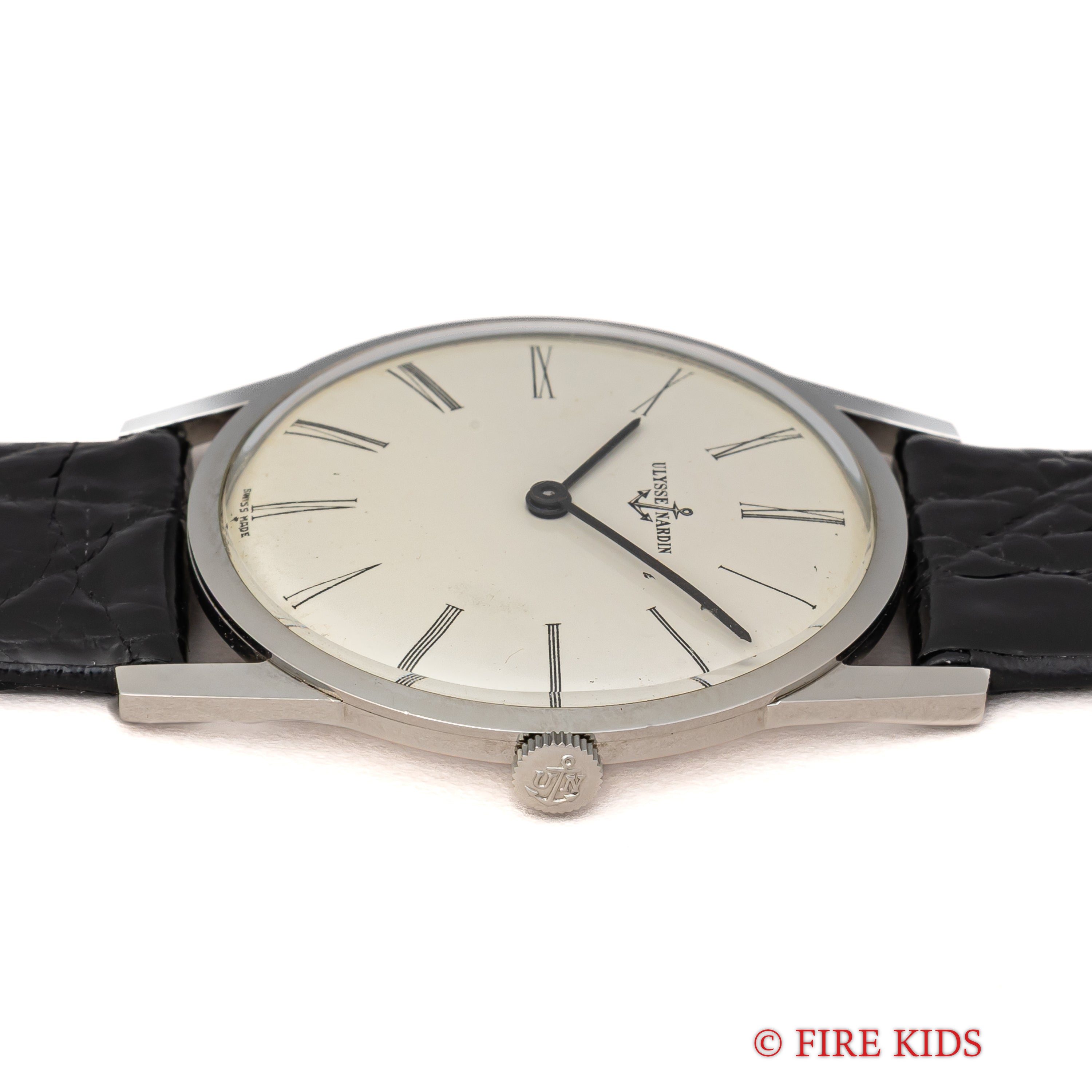 ユリスナルダン エクストラフラット 1970年代製 手巻 ローマンダイヤル