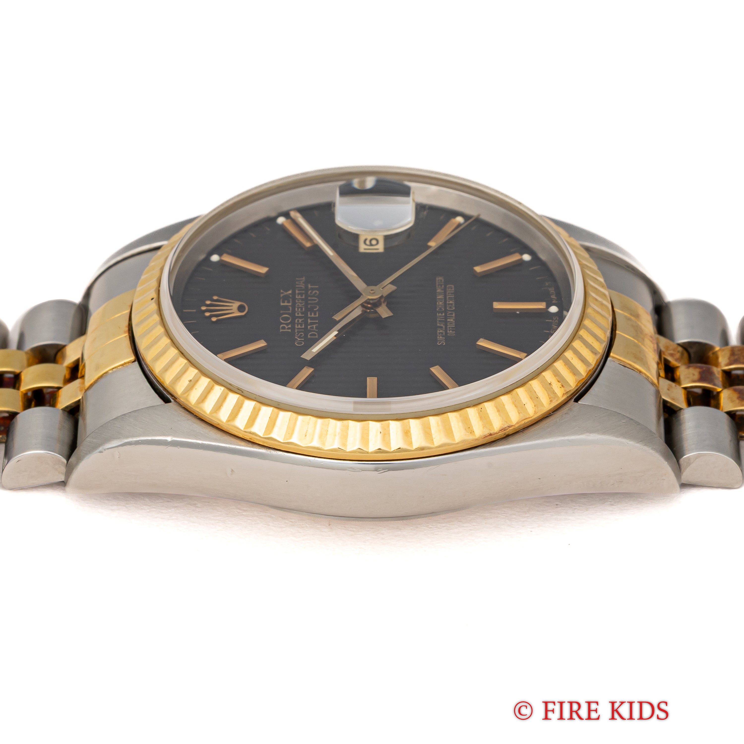 ロレックス デイトジャスト Ref.16233 コンビ ブラックタペストリー 1993年製