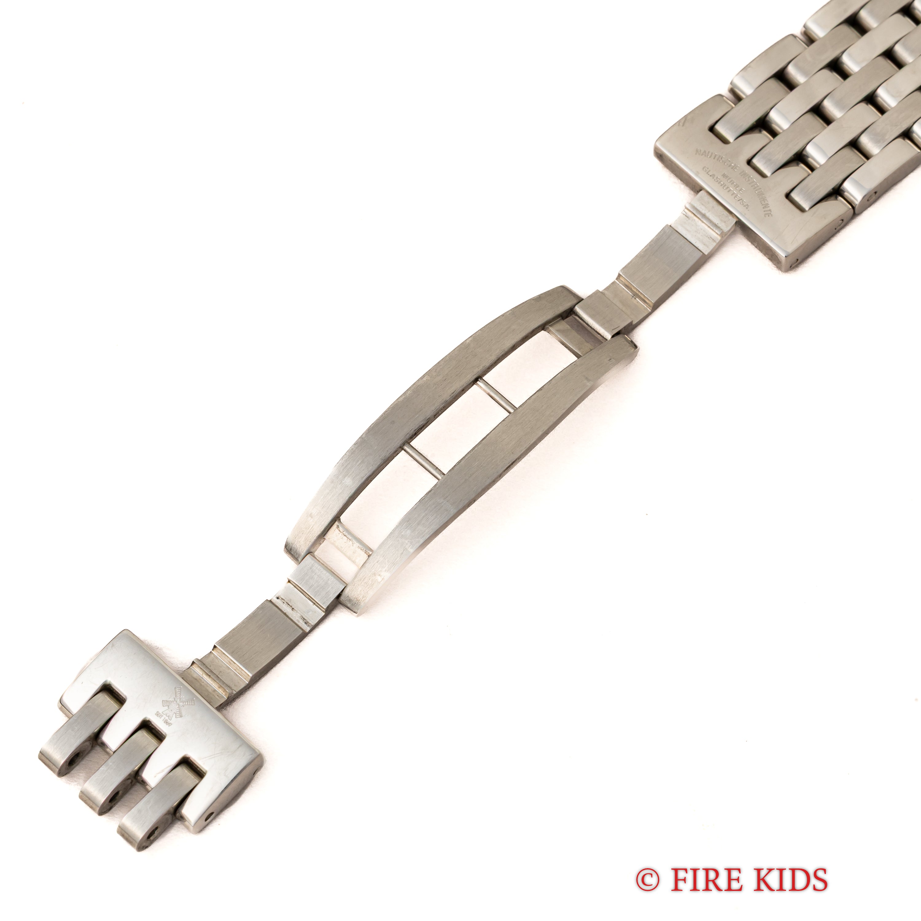 ミューレ・グラスヒュッテ 1990年代製 ブルーアラビアダイヤル 自動巻 ドイツ製 トリチウム夜光