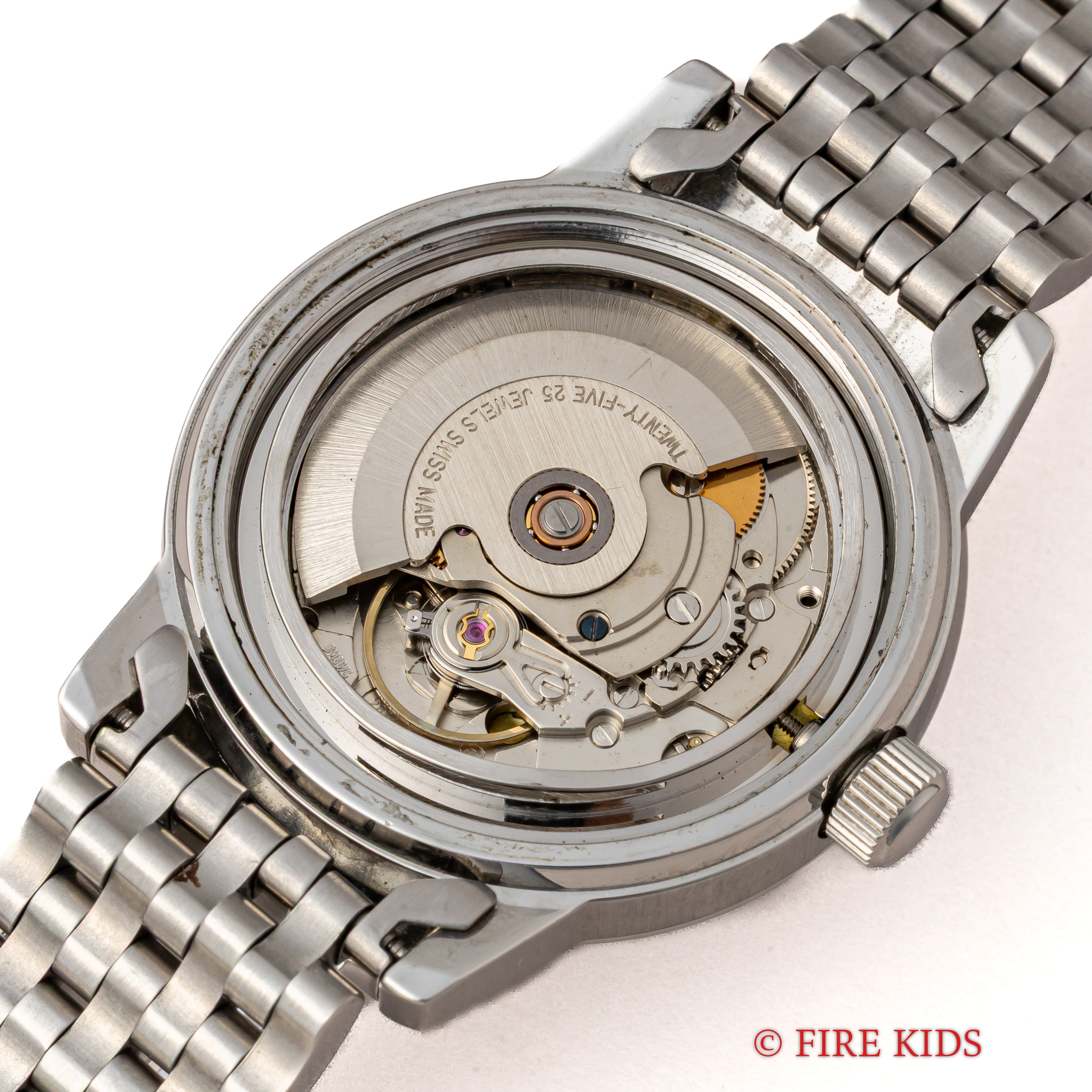 ミューレ・グラスヒュッテ 1990年代製 ブルーアラビアダイヤル 自動巻 ドイツ製 トリチウム夜光