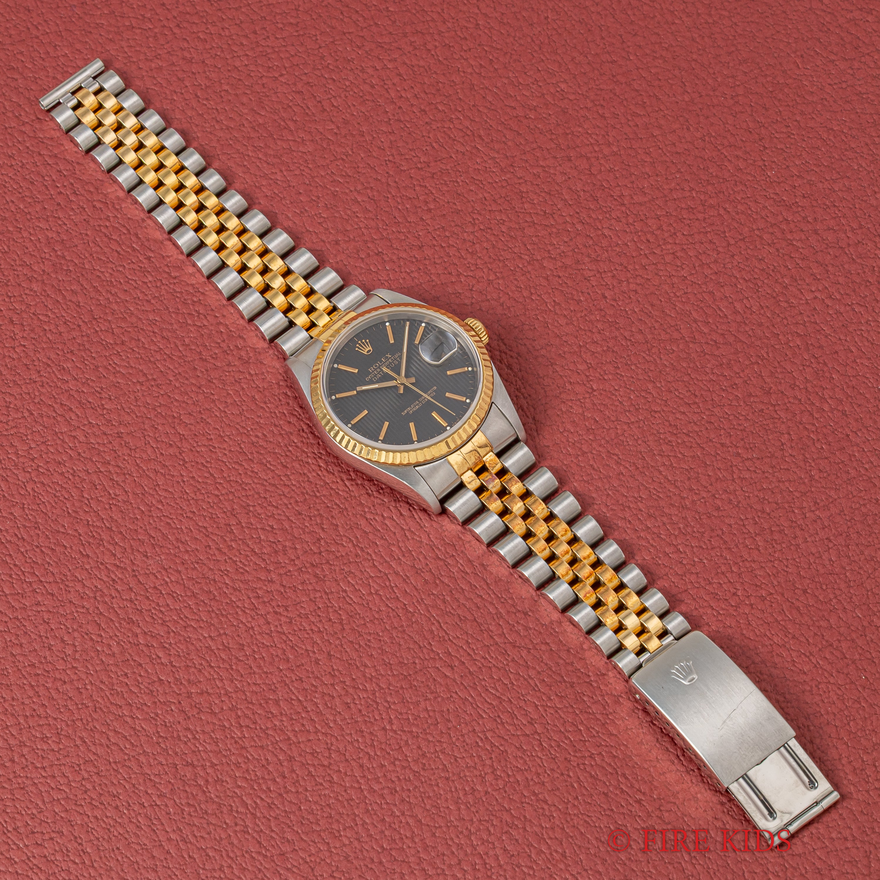 ロレックス デイトジャスト Ref.16233 コンビ ブラックタペストリー 1993年製