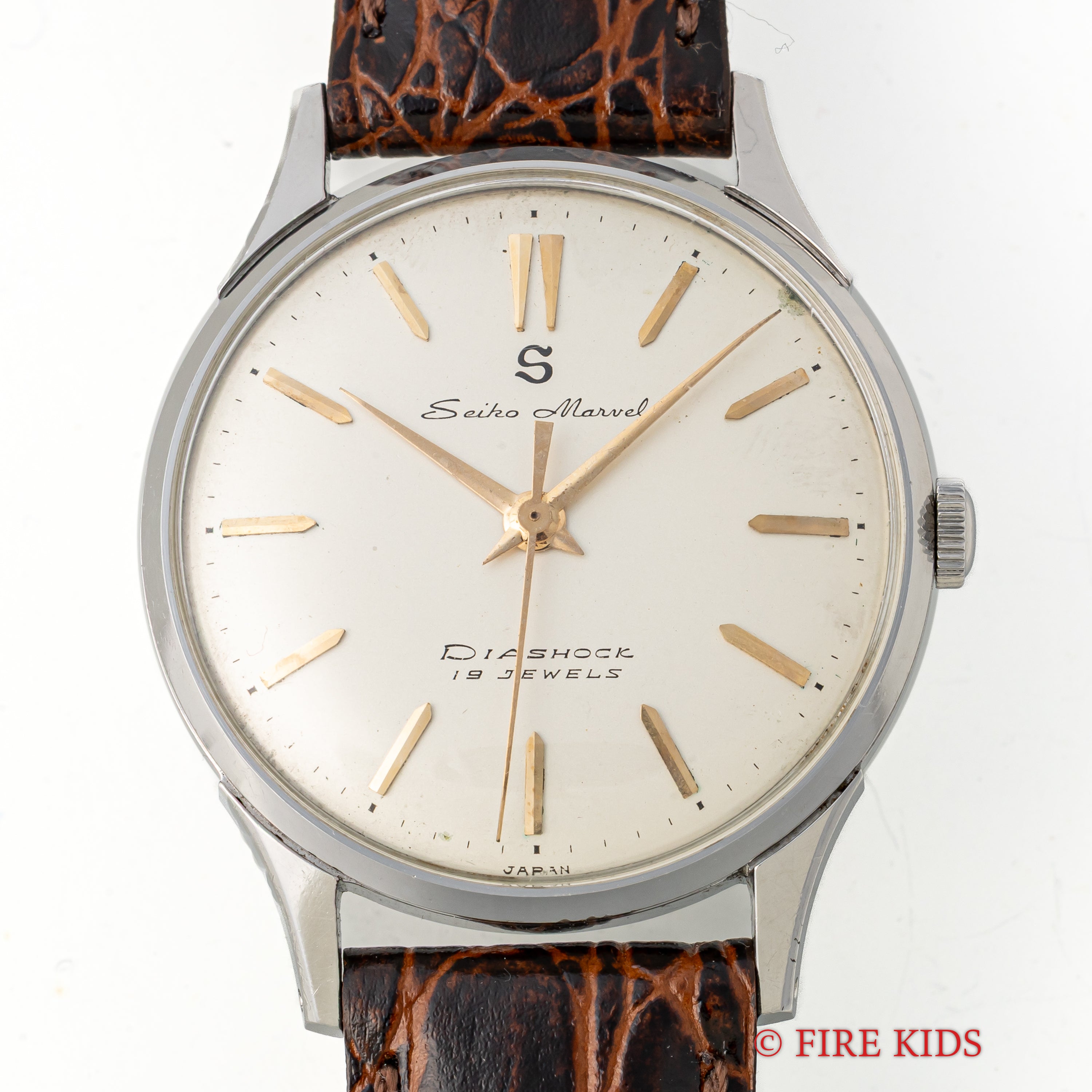 セイコー マーベル 1958年製 ステンレスケース 蛇S 19石手巻