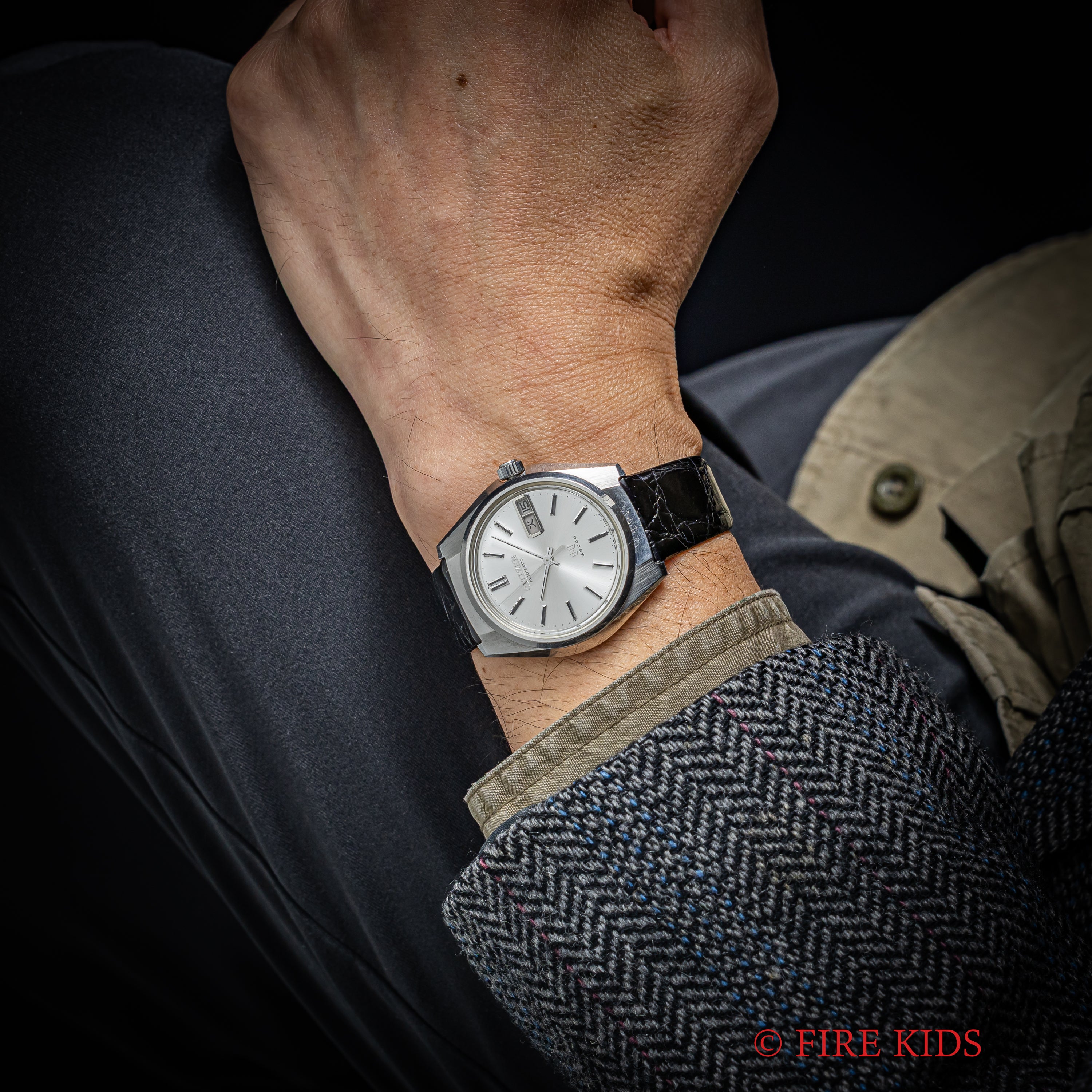 グロリアスシチズン 1971年製 GC Ref.4-770285Y 10振動 デイデイト自動巻 シルバーダイヤル