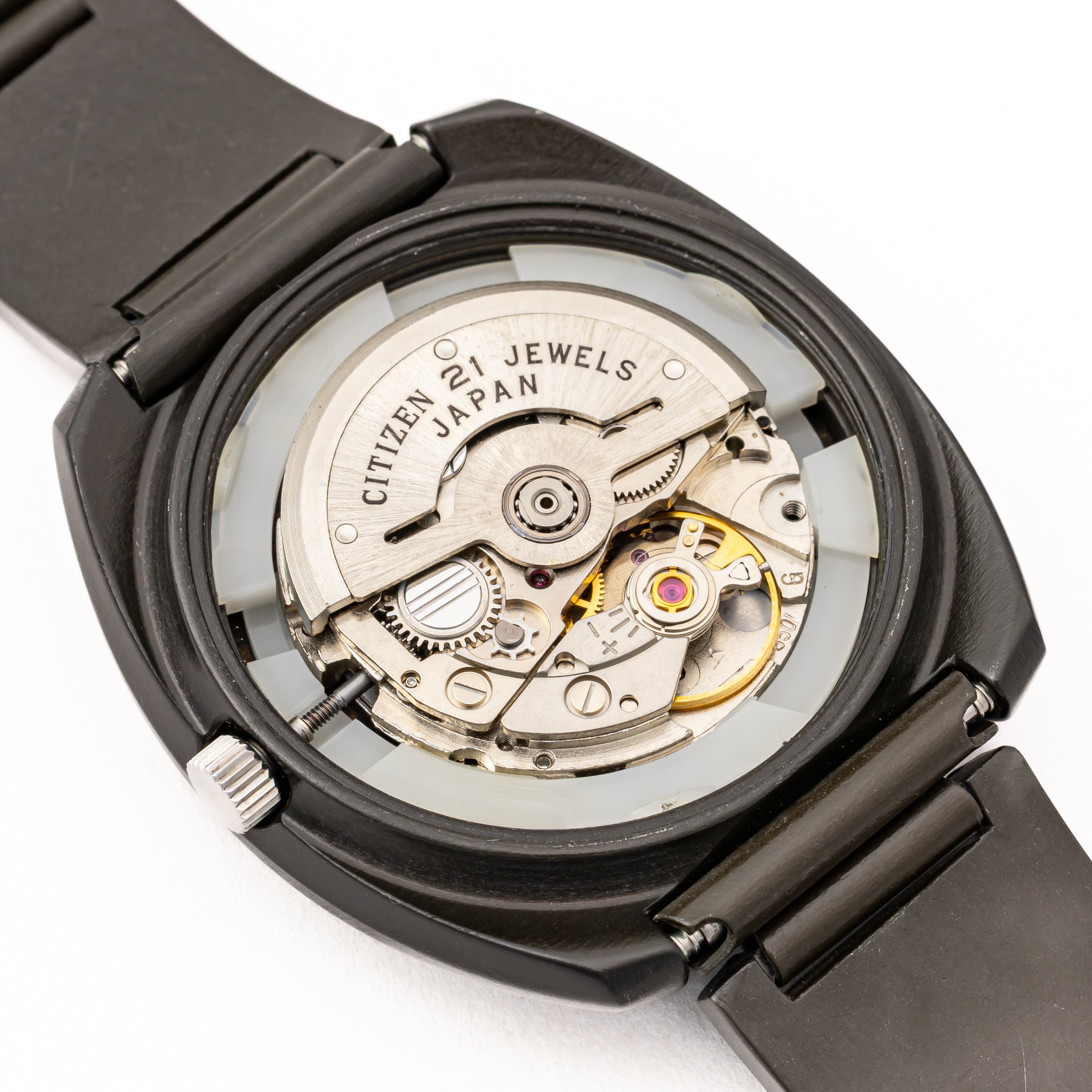 CITIZEN カスタムV2 21石 自動巻き5面カットガラス 動作品