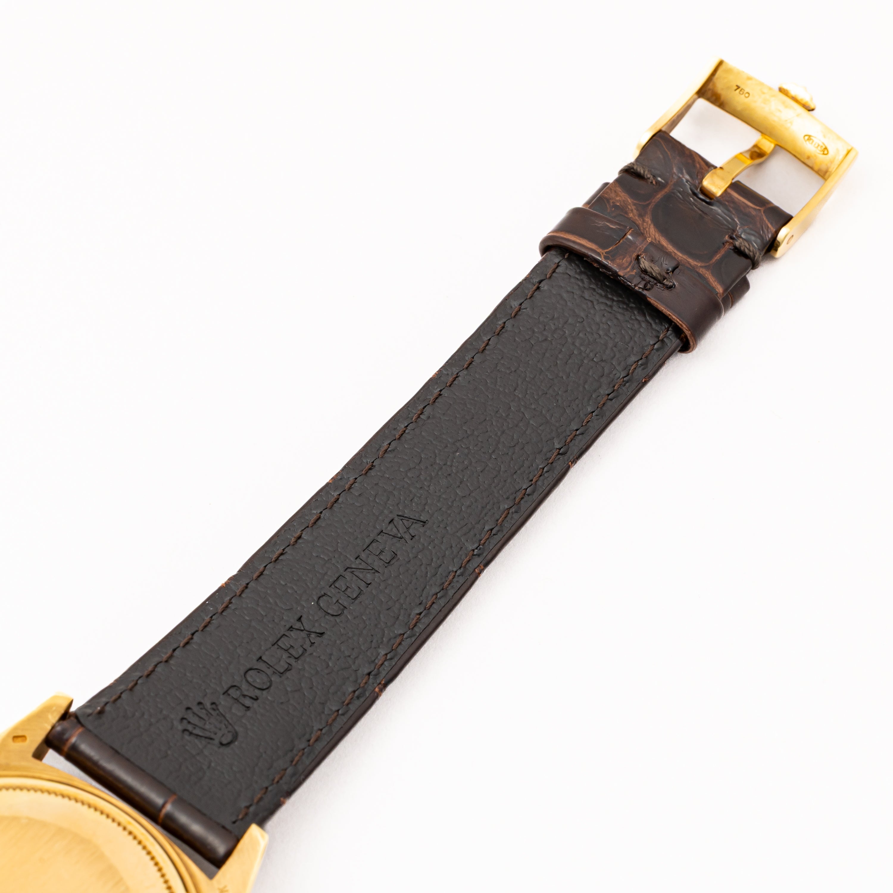 ロレックス デイトジャスト 自動巻き18金無垢 1971年製 シグマダイアル Ref.1601 Cal.1570 純正ベルト、純正18金尾錠付き