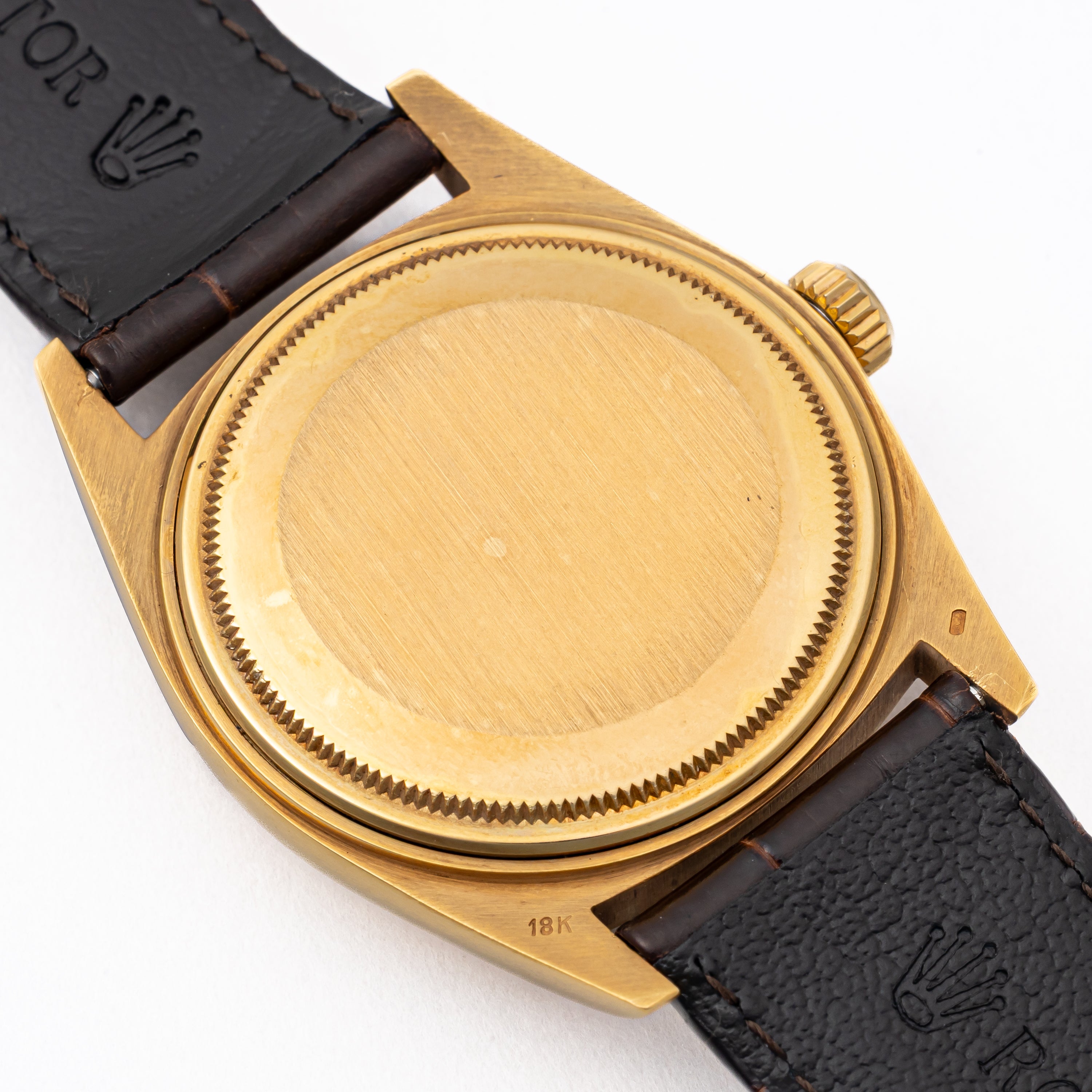 ロレックス デイトジャスト 自動巻き18金無垢 1971年製 シグマダイアル Ref.1601 Cal.1570 純正ベルト、純正18金尾錠付き