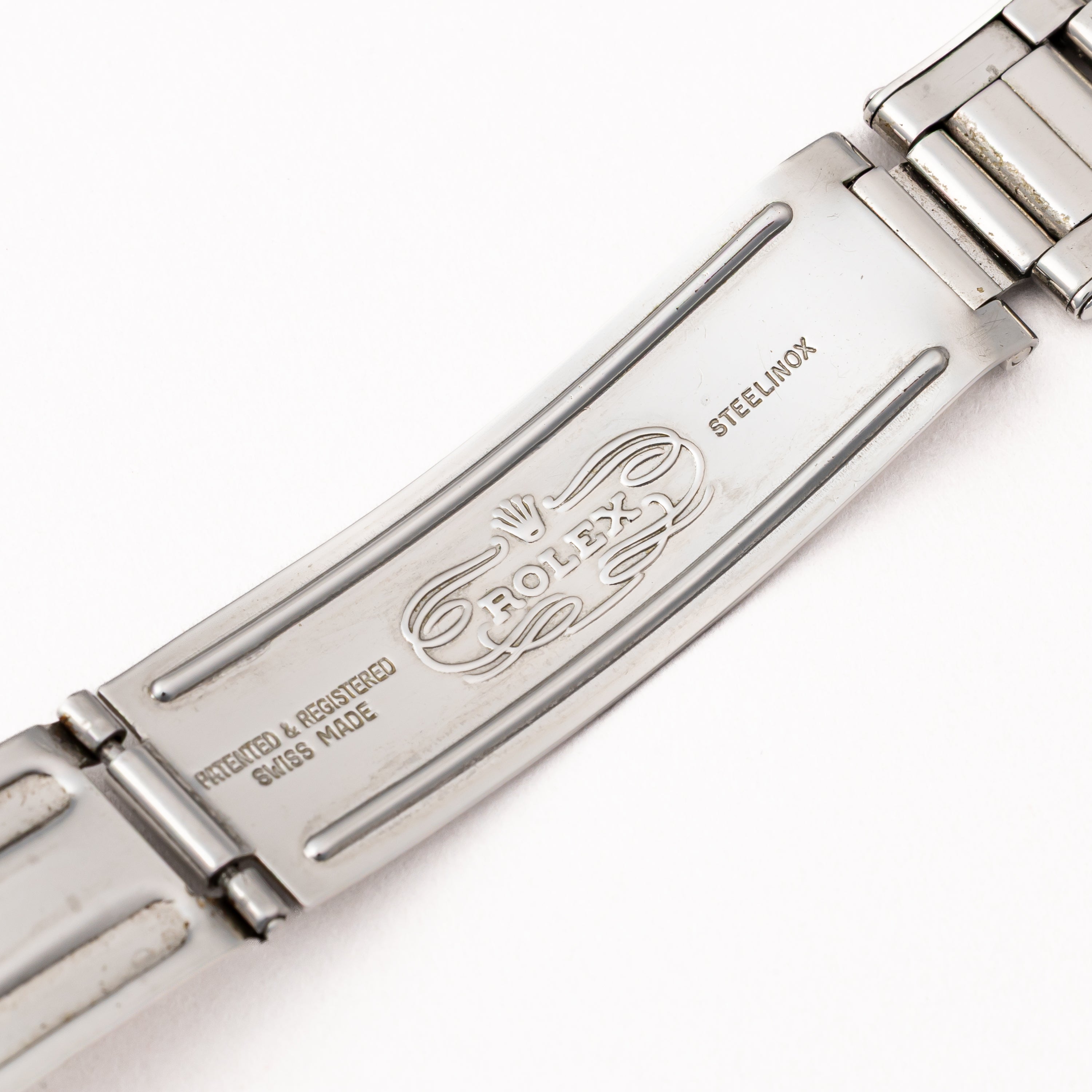 ロレックス オイスターパーペチュアルデイト 1971年製 Ref.1500 純正リベットブレス付き