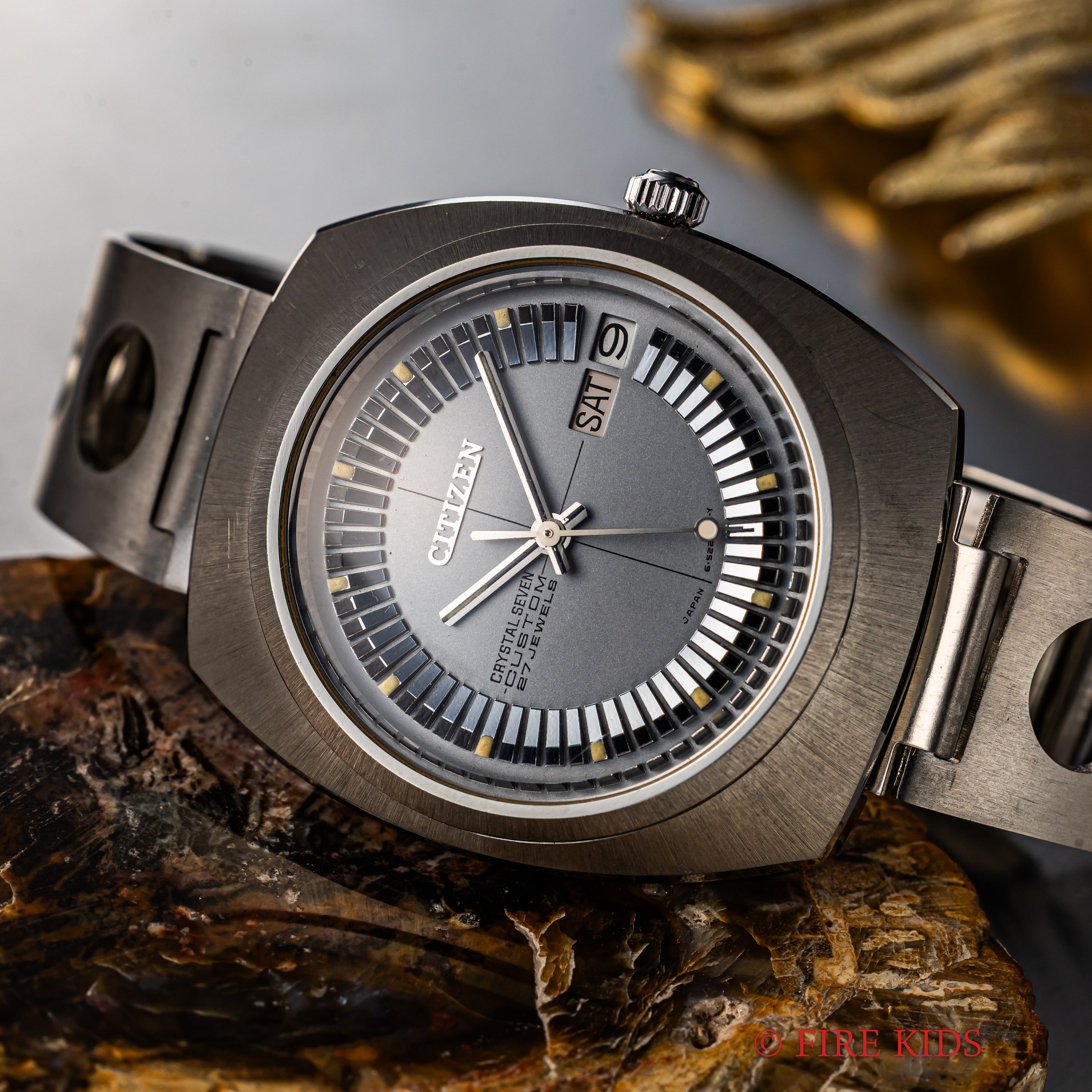 シチズン クリスタルセブン Ref.4-521218Y 1969年製 ミントコンディション 純正ブレス付き