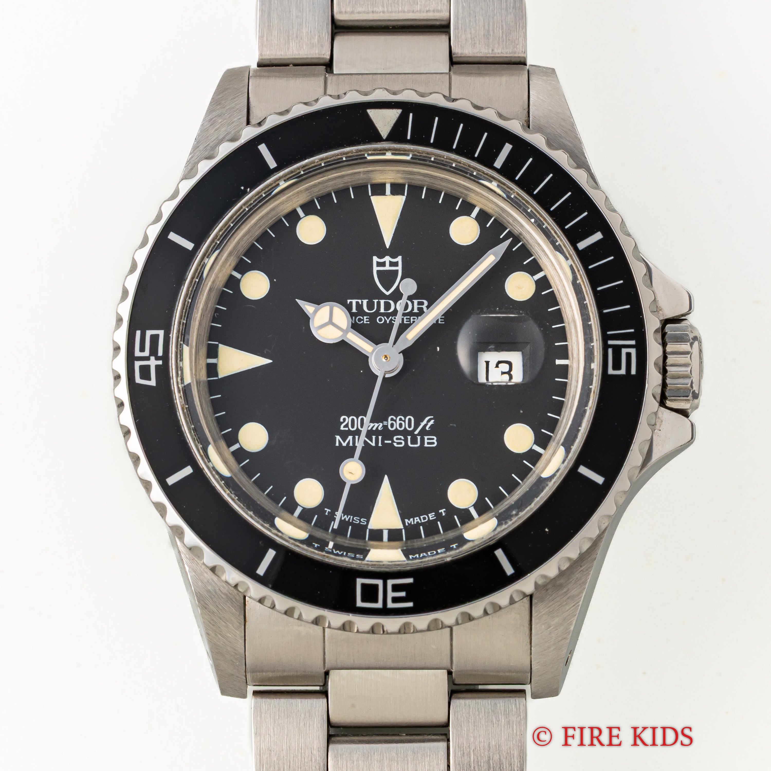 チューダー ミニサブ 1992年製 Ref.73090 ブラックダイヤル 箱、サービスギャラ付き