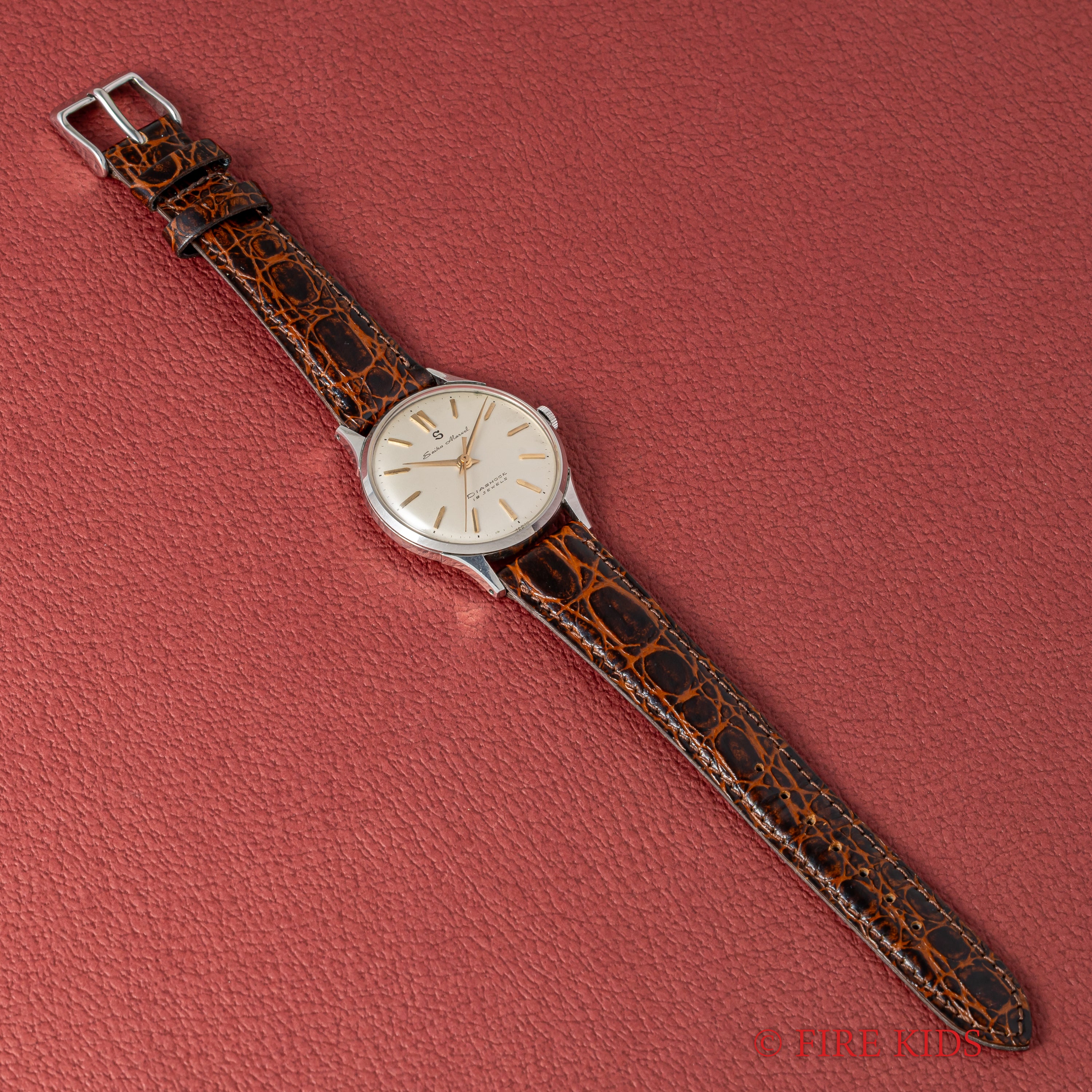 セイコー マーベル 1958年製 ステンレスケース 蛇S 19石手巻