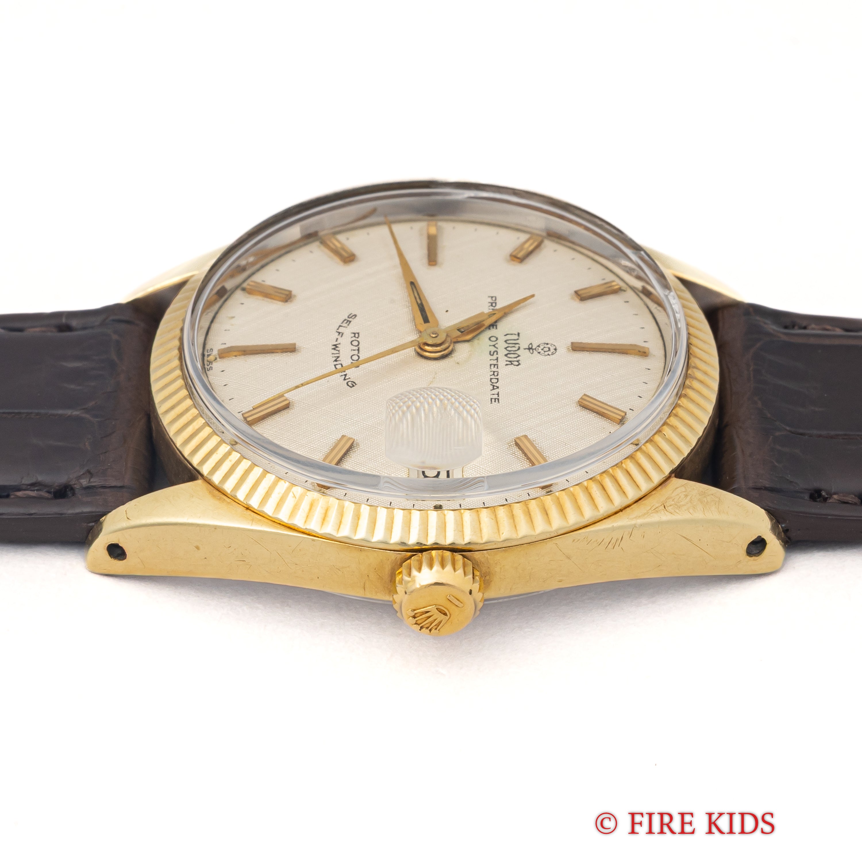 チューダー プリンスオイスターデイト 小薔薇 Ref. 7964 1963年製 王冠リューズ リネンダイヤル