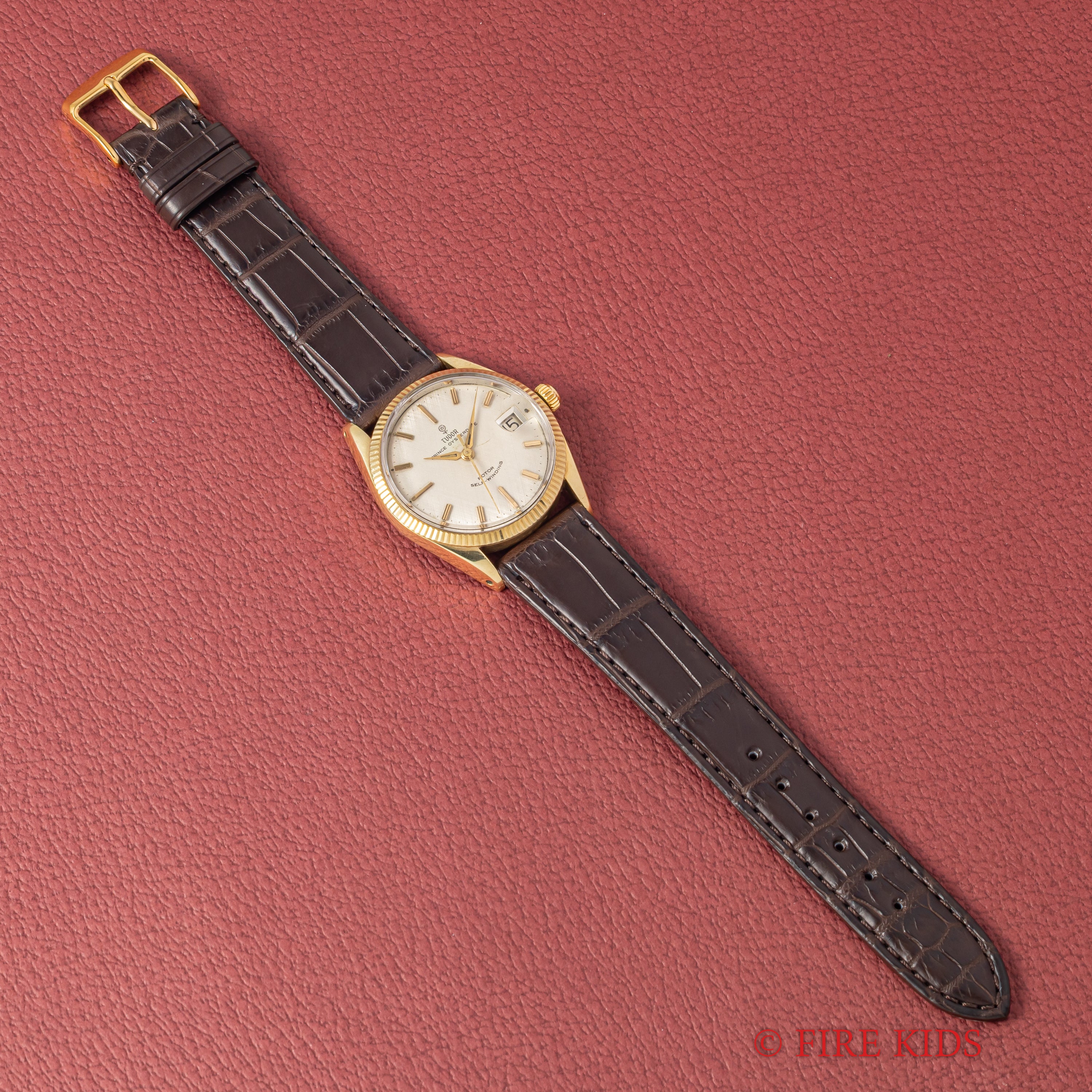 チューダー プリンスオイスターデイト 小薔薇 Ref. 7964 1963年製 王冠リューズ リネンダイヤル