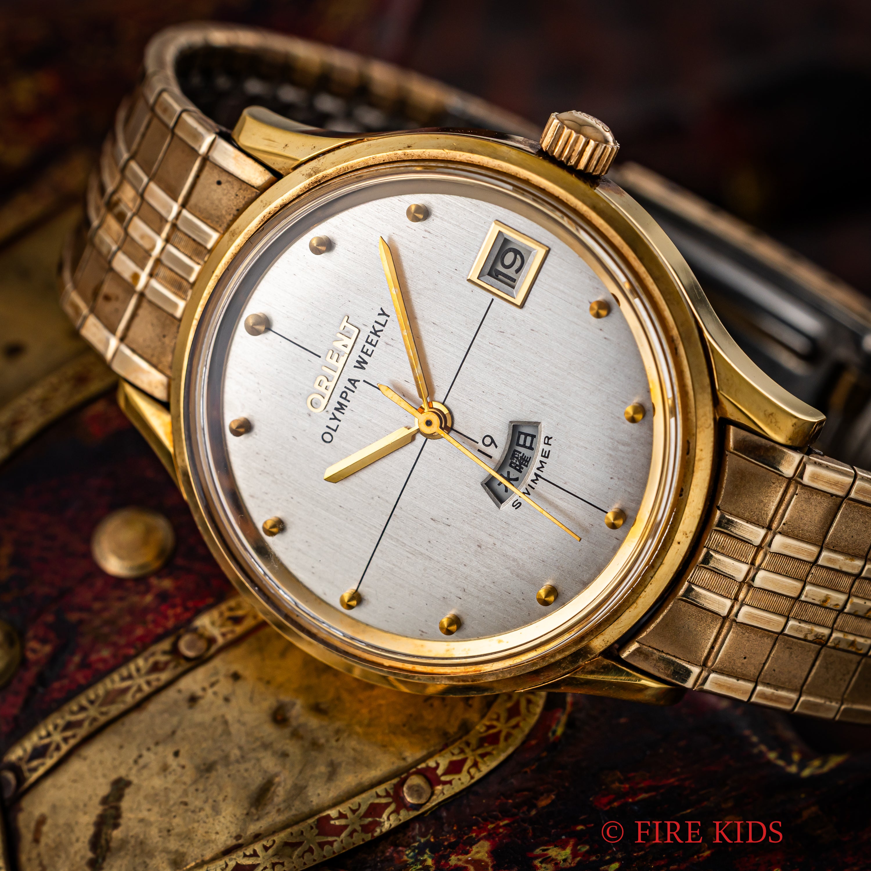 ORIENT　オリンピアカレンダー/オリエントスター30石他　4点まとめて　ジャンク オリエント グランプリ カレンダーオートオリエント 未使用ケース 30石