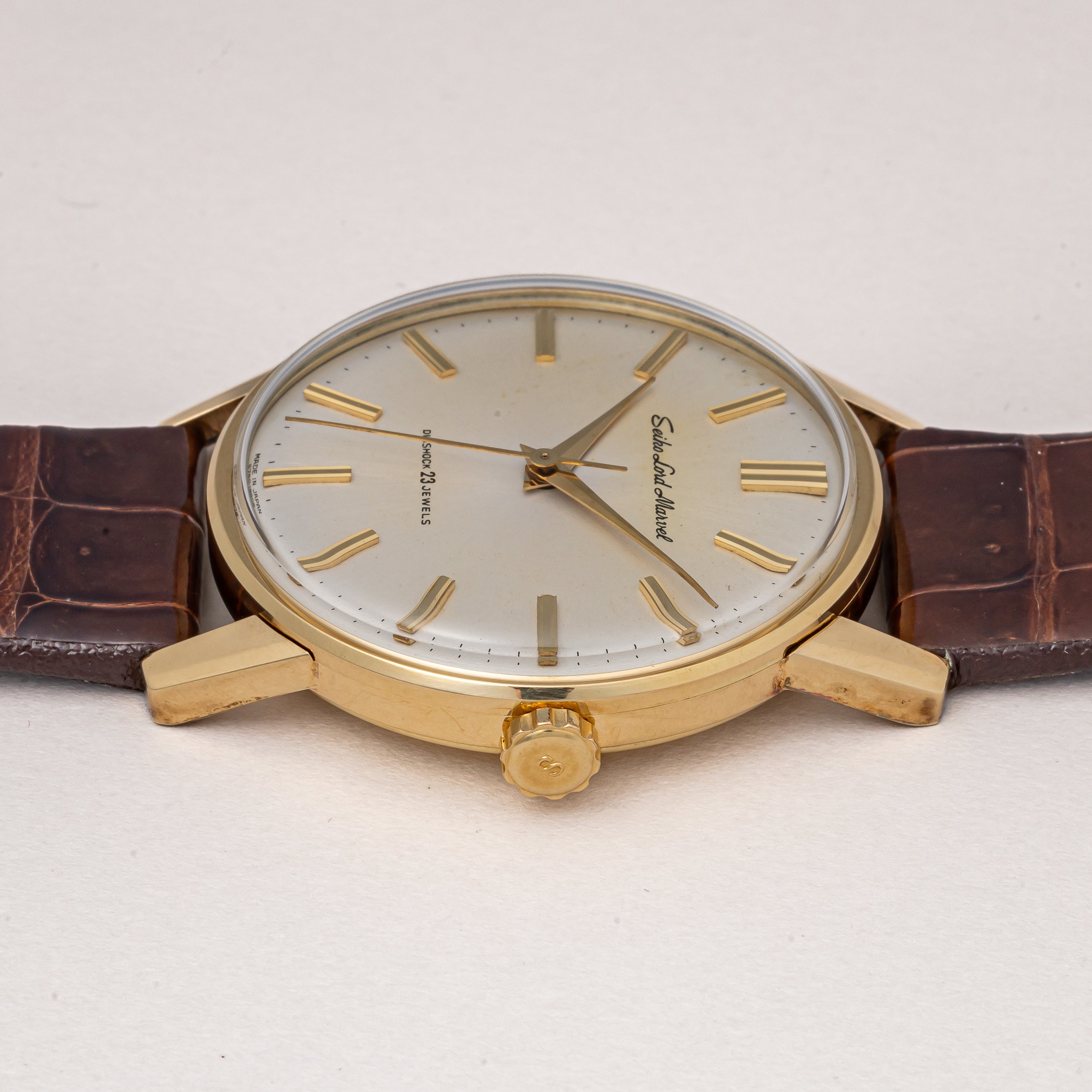 セイコー ロードマーベル 1965年製 Ref.5740‐1990 AGF 手巻き 純正尾錠付き