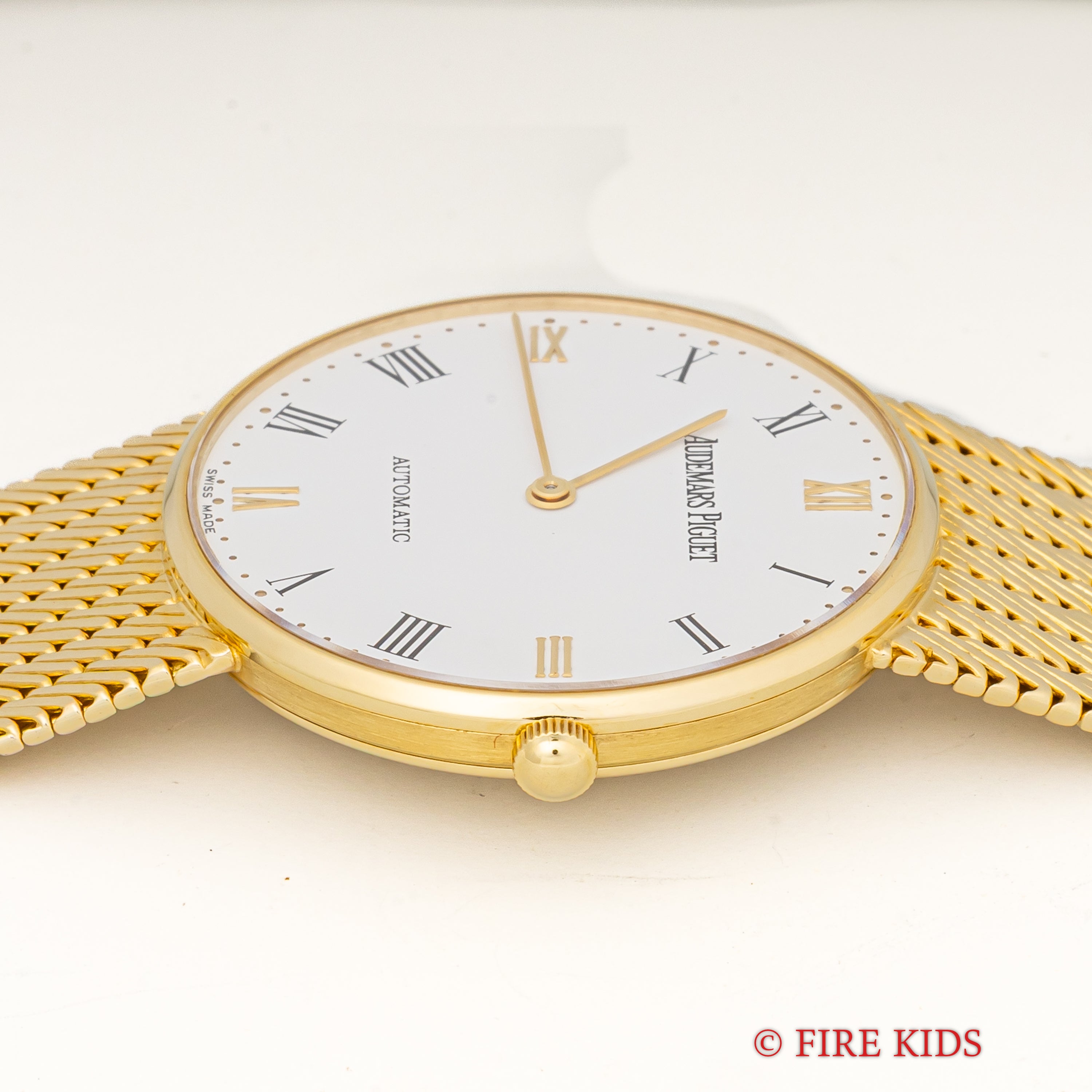 オーデマピゲ　ラウンド　18金無垢ケース、18金無垢ブレスレット　Ref.14537BA.0.0988BA ギャランティー付