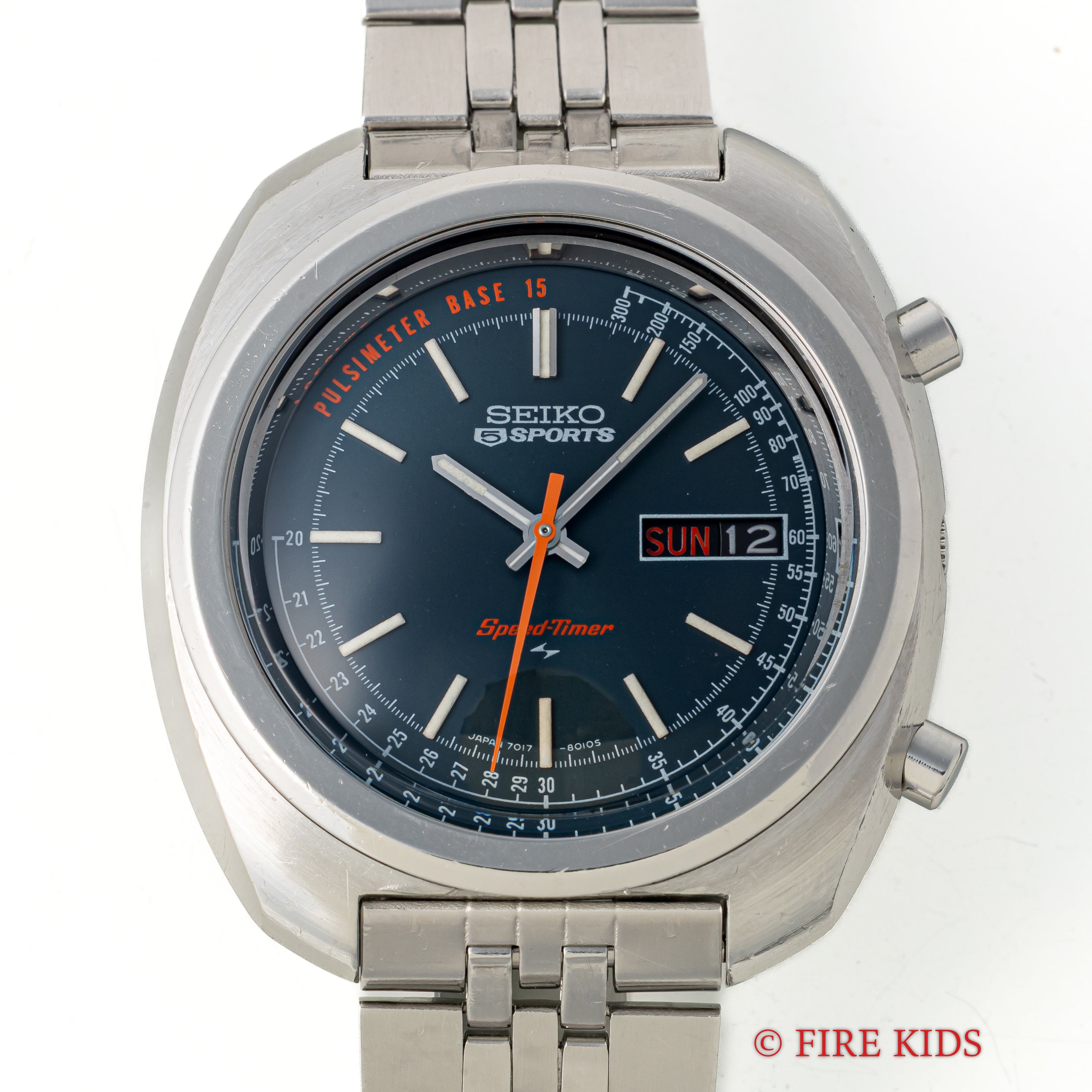 セイコー 5スポーツ スピードタイマー 1970年製 Ref.7017-8000 パルスメーター