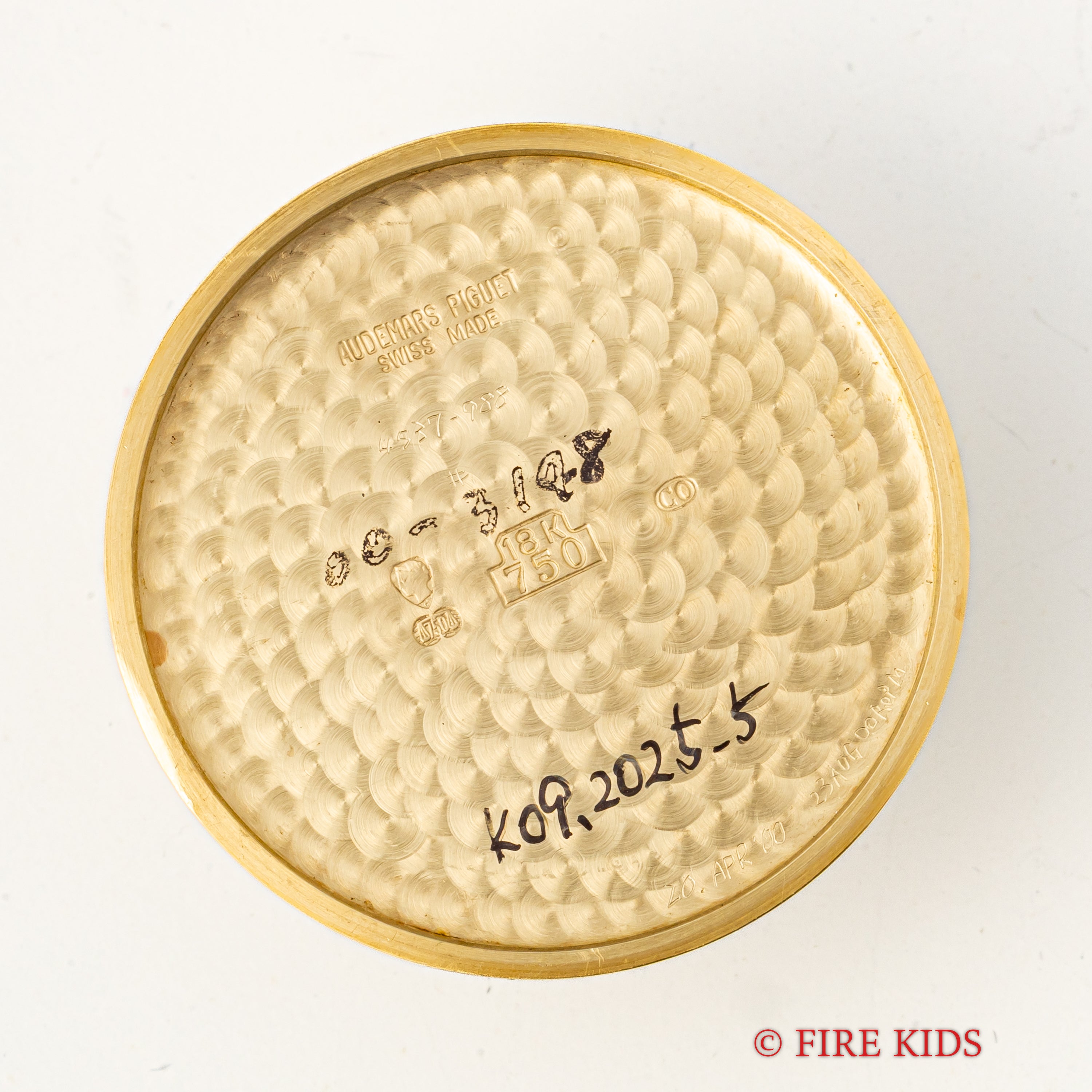 オーデマピゲ　ラウンド　18金無垢ケース、18金無垢ブレスレット　Ref.14537BA.0.0988BA ギャランティー付