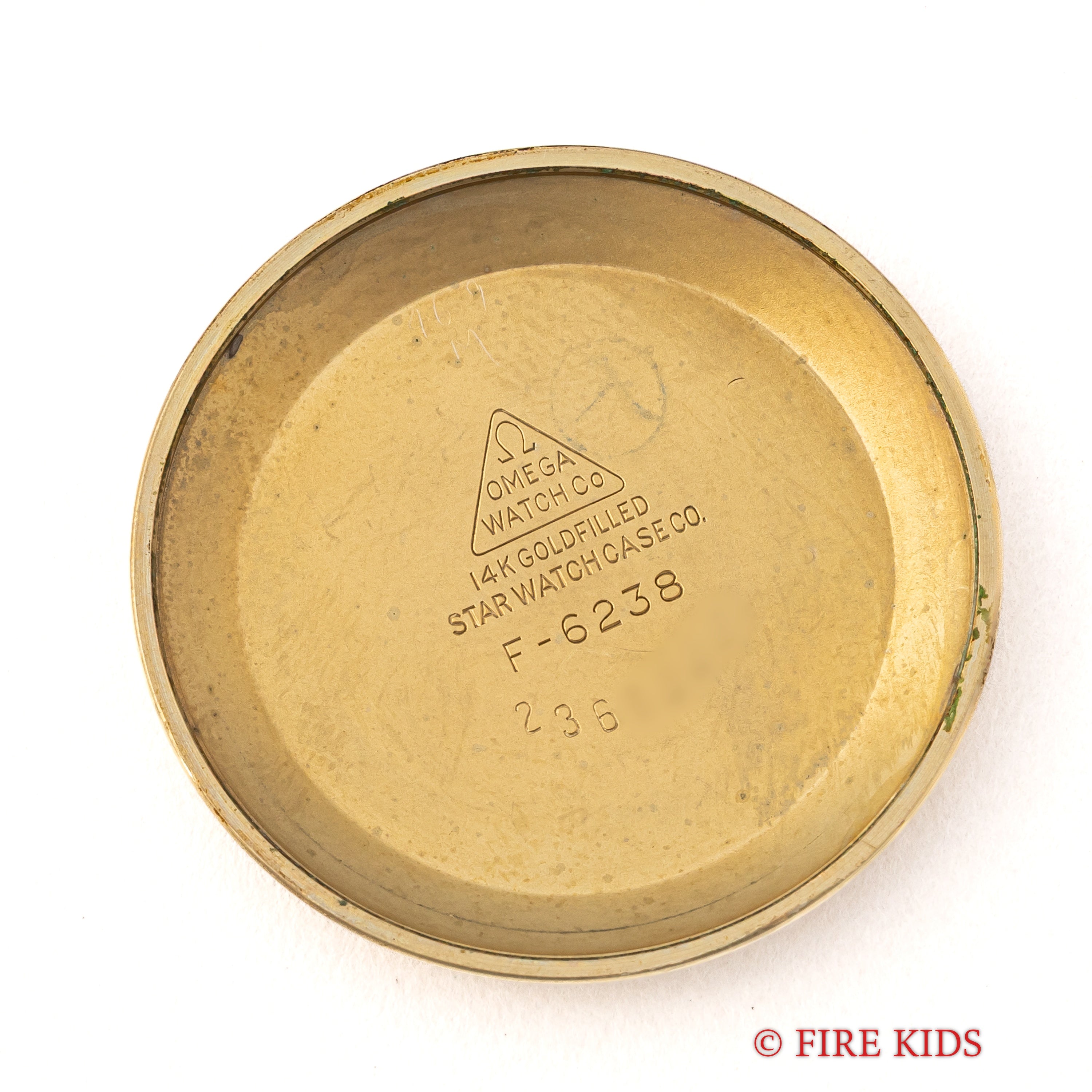 オメガ バンパー式スモールセコンド自動巻 1952年製 14金張り