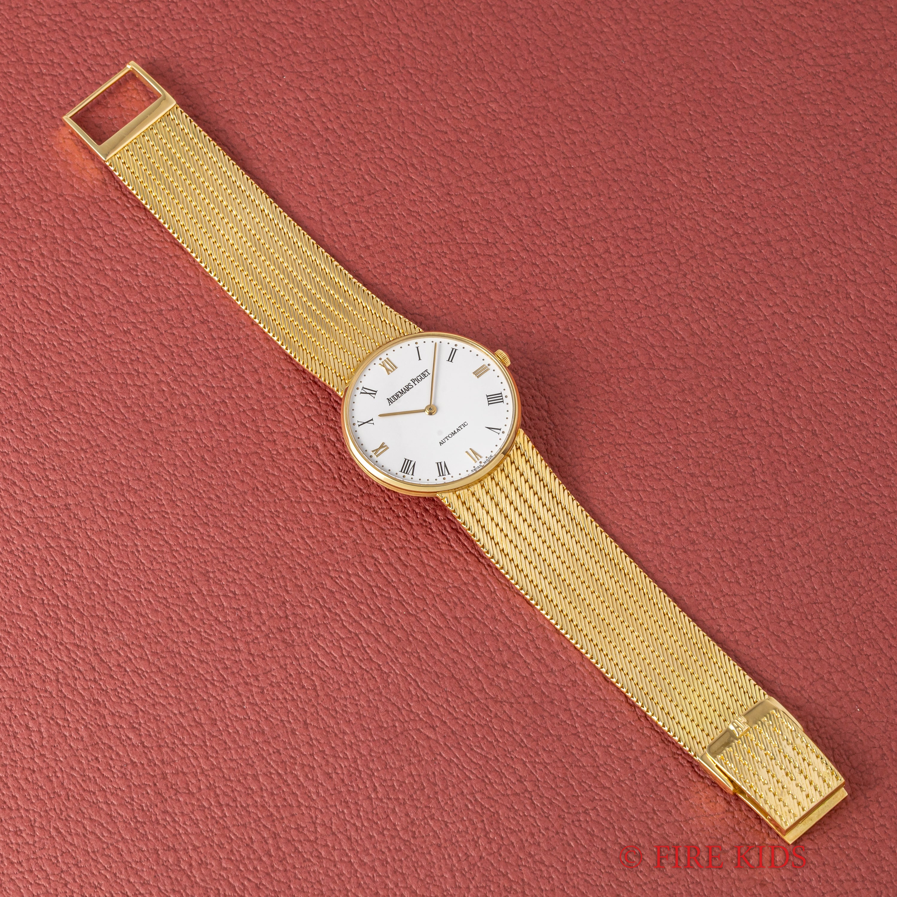 オーデマピゲ　ラウンド　18金無垢ケース、18金無垢ブレスレット　Ref.14537BA.0.0988BA ギャランティー付