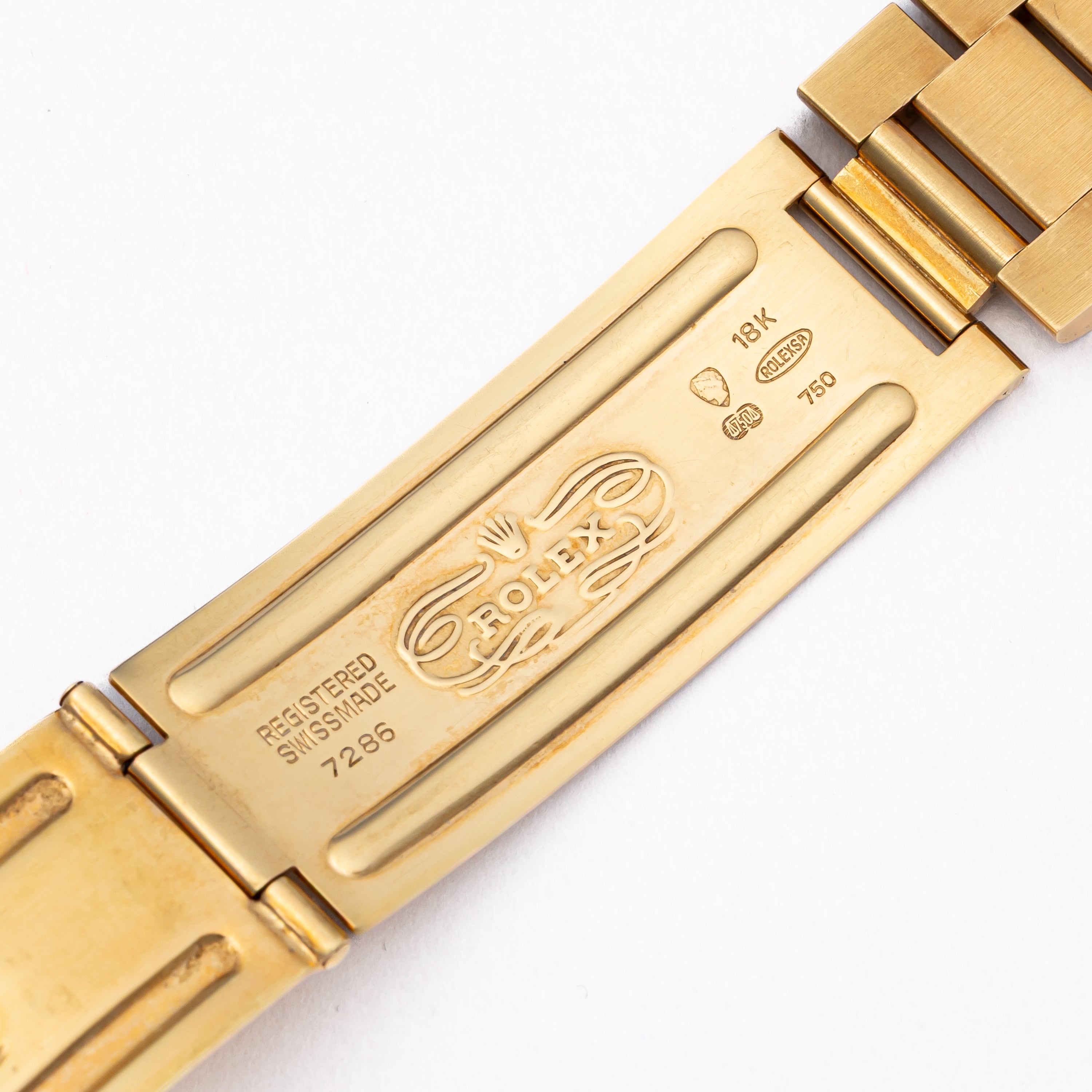 ロレックス デイデイト ウッドダイヤル 1980年製（昭和55年製） Ref.18038 純正18KYGスイスブレス