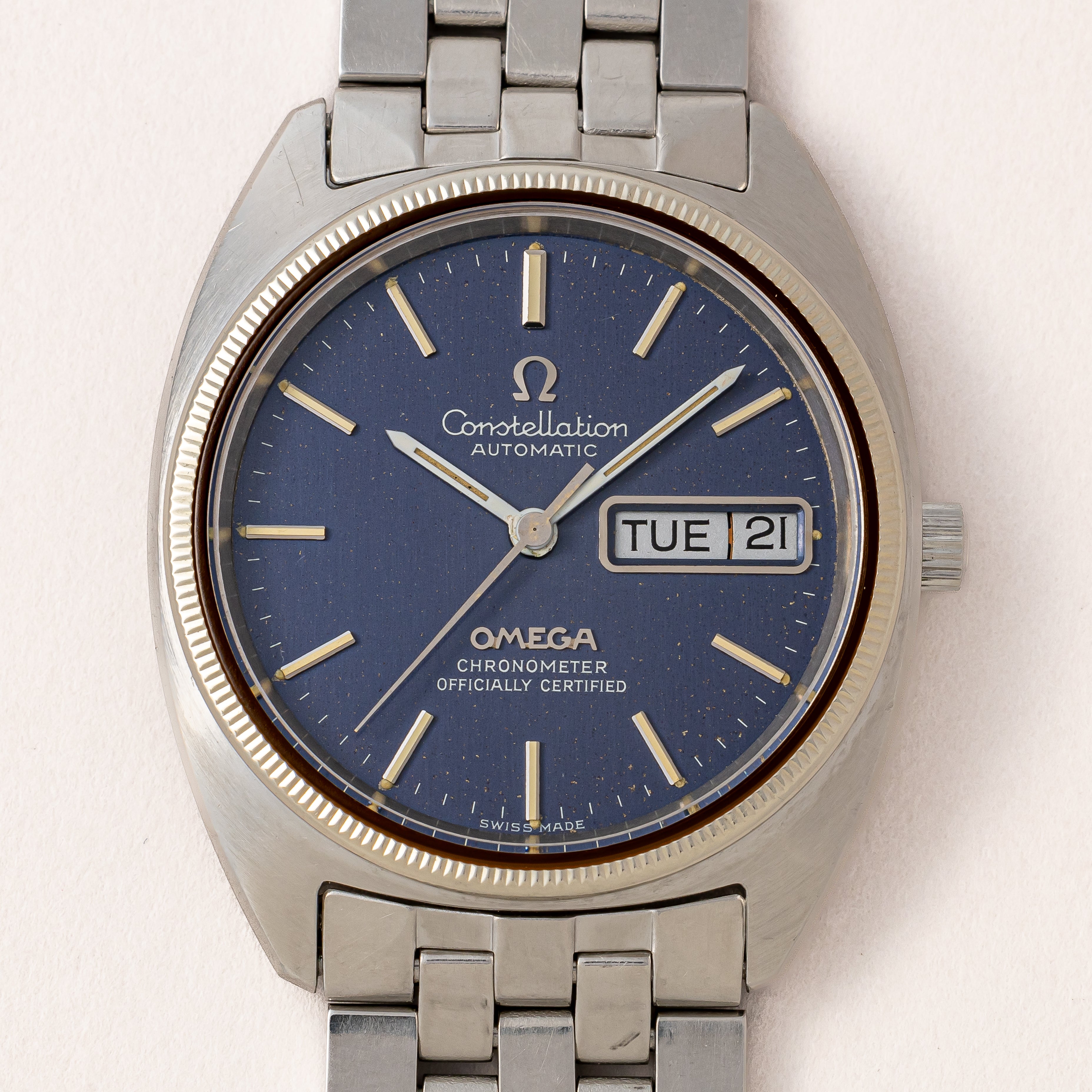 リユースネット富士2OMEGA オメガ コンステレーション 50周年モデル オメガ コンステレーション 1972年製 ジェンタ 後期 デイデイト