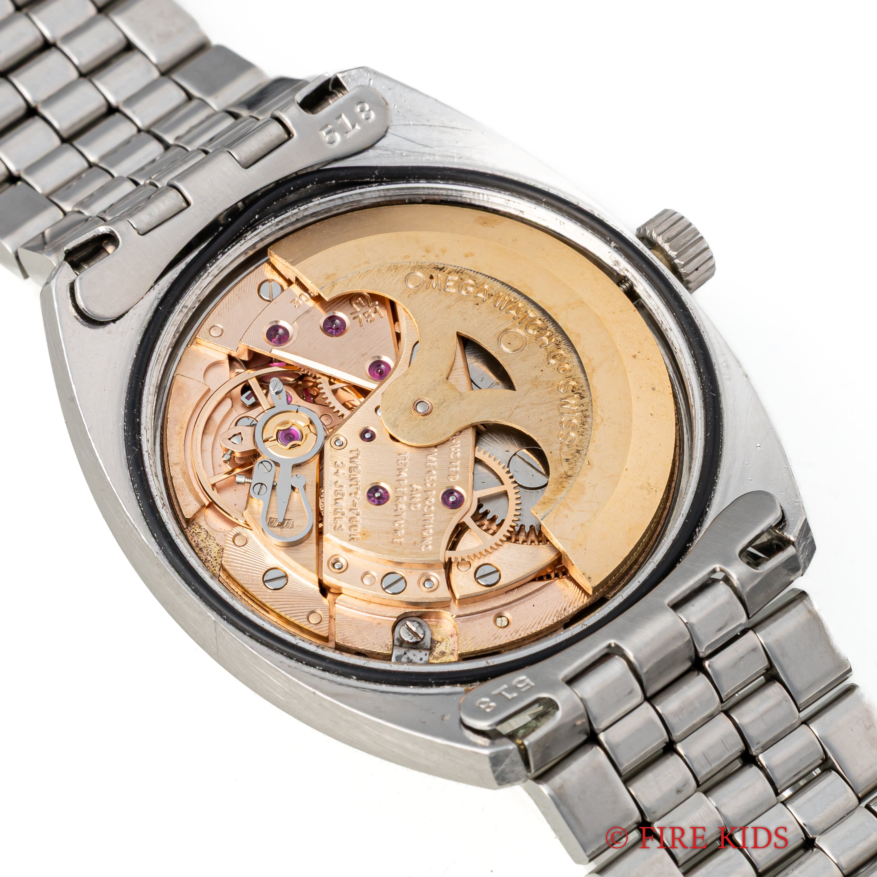 オメガ コンステレーション ジェンタ 1969年製 Ref.168.029 リネンダイヤル MEISTERダブルネーム 純正ブレス WGコインエッジベゼル