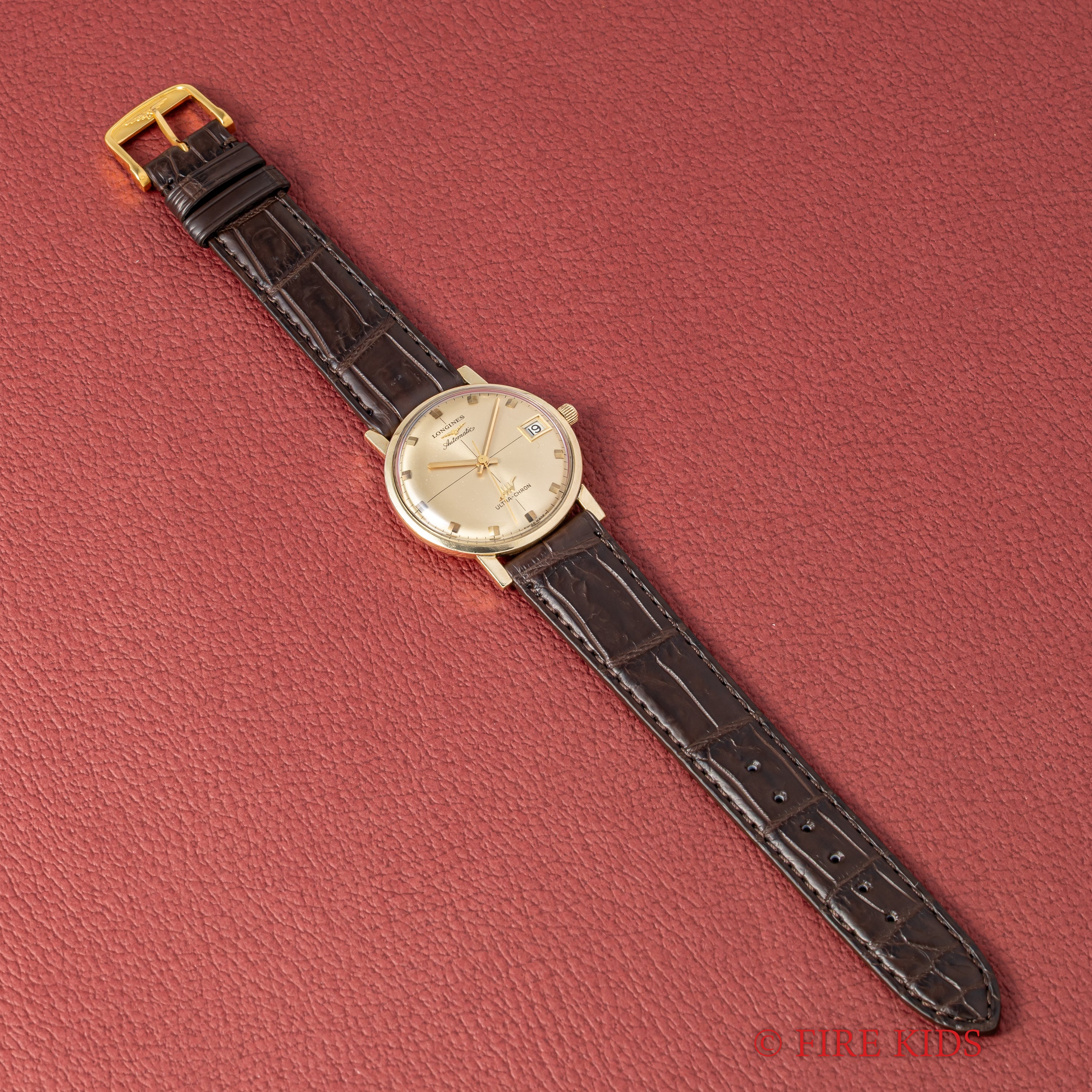 ロンジン 1970年代製 ウルトラクロン 10振動自動巻き Ref.69-556 10KGF USケース