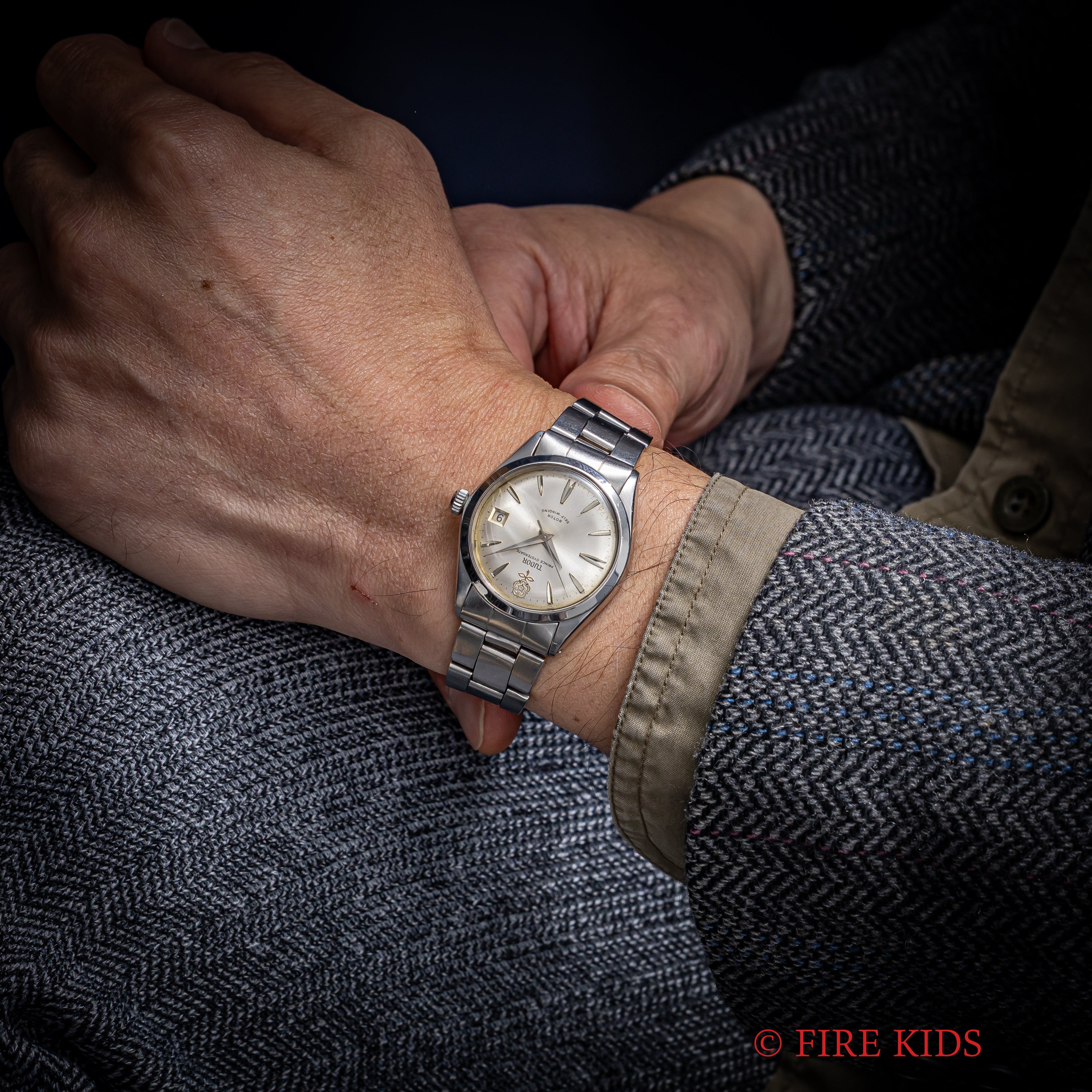 チューダー デカバラ プリンスオイスターデイト 1964年製 Ref.7966 ロレックス巻きブレス付