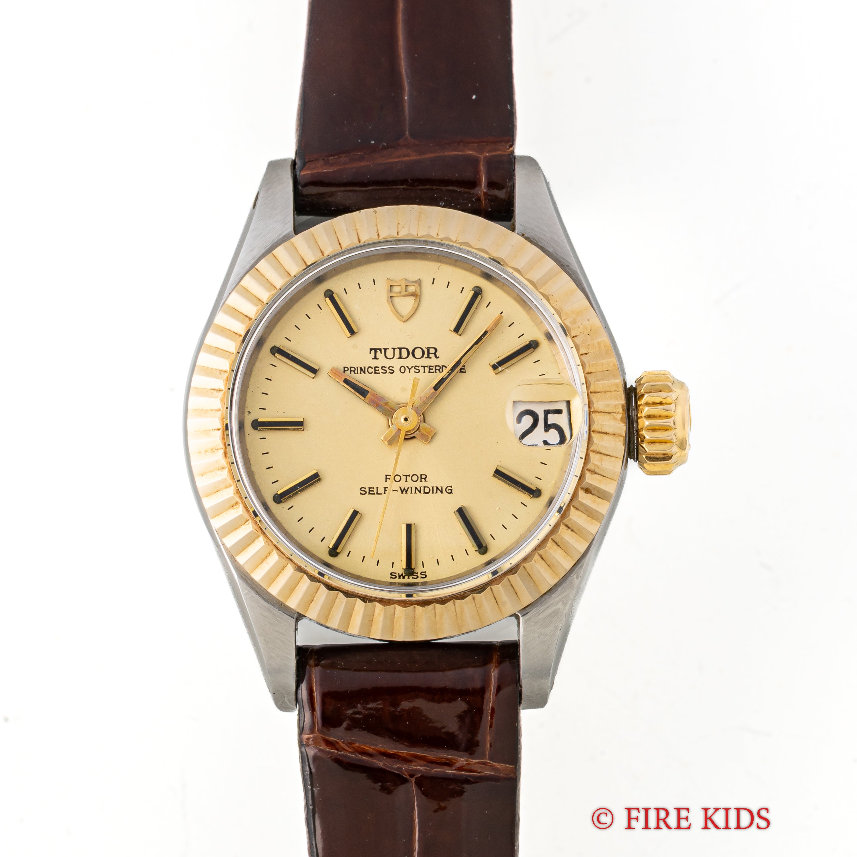 チューダー プリンセスオイスターデイト コンビ  1969年製 Ref.7592/3 自動巻き 王冠リューズ