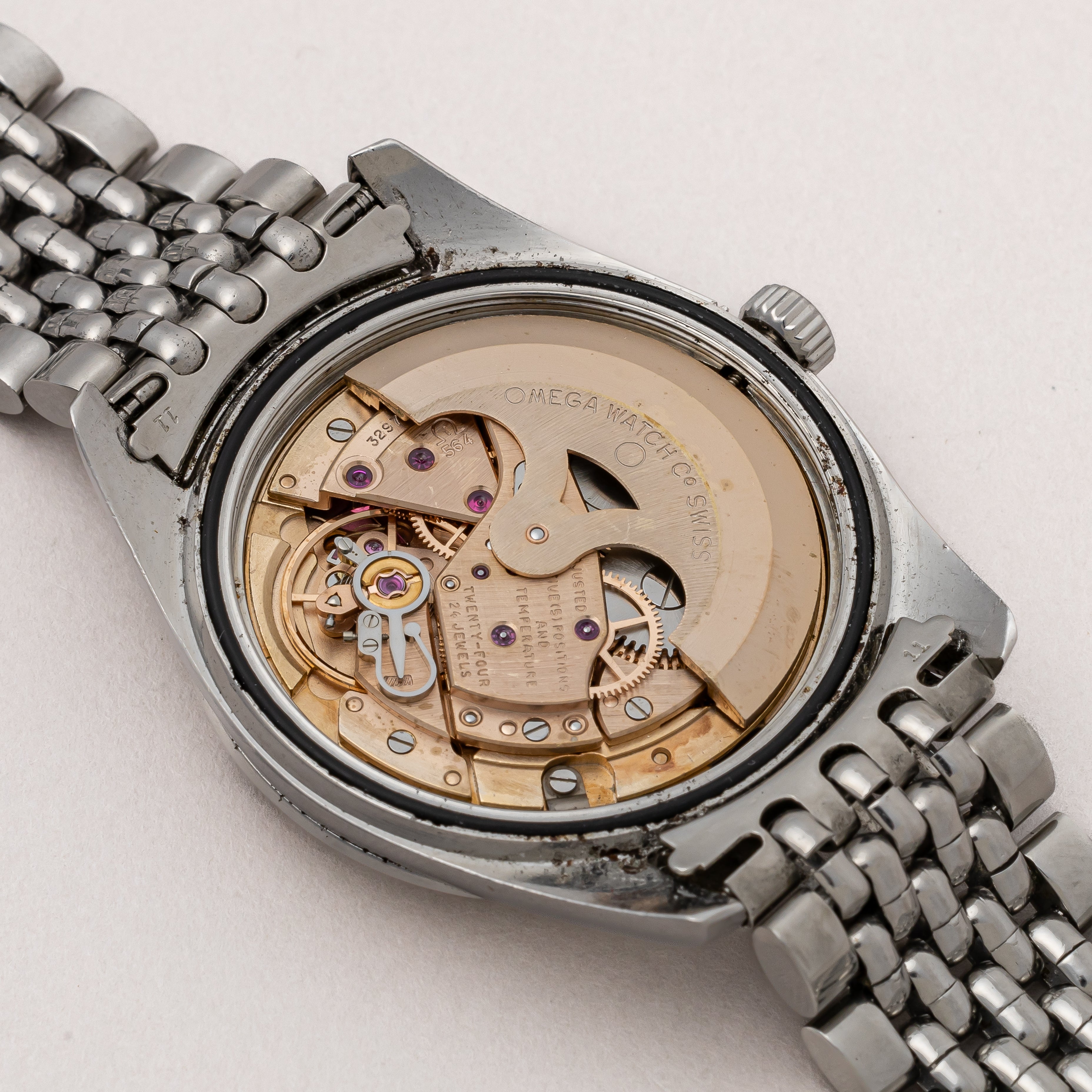 オメガ シーマスター クロノメーター 1970年製/昭和45年製 Ref.166.010 シルバーダイヤル ブレス付き