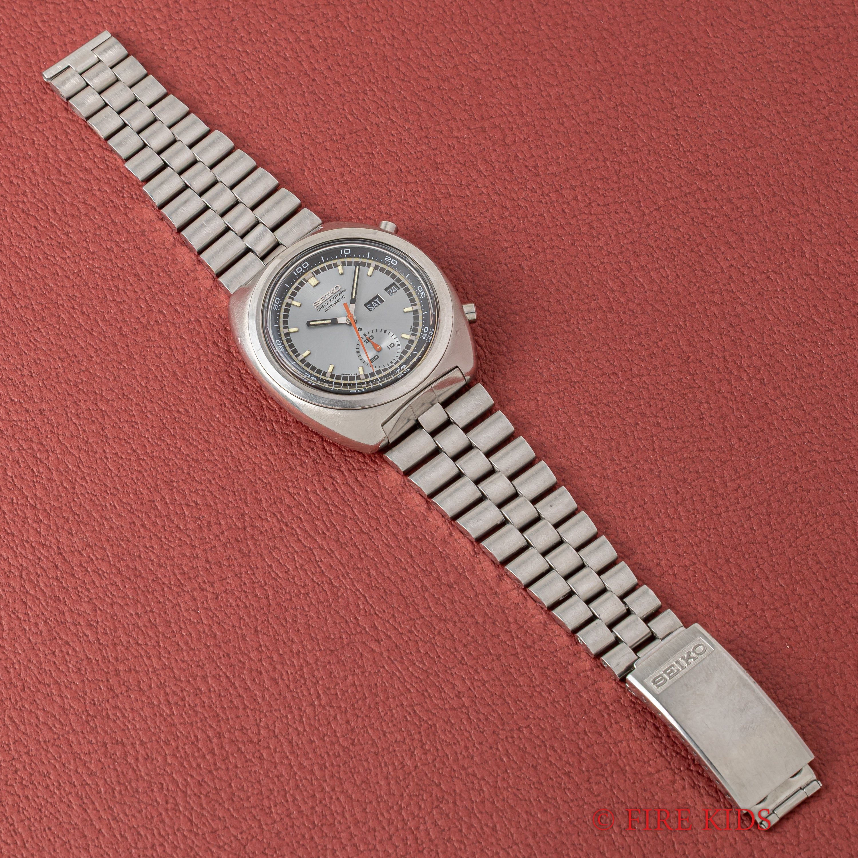 セイコー クロノグラフ 1976年製 自動巻クロノグラフ デシマルメーター Ref.6139-7002 純正ブレス