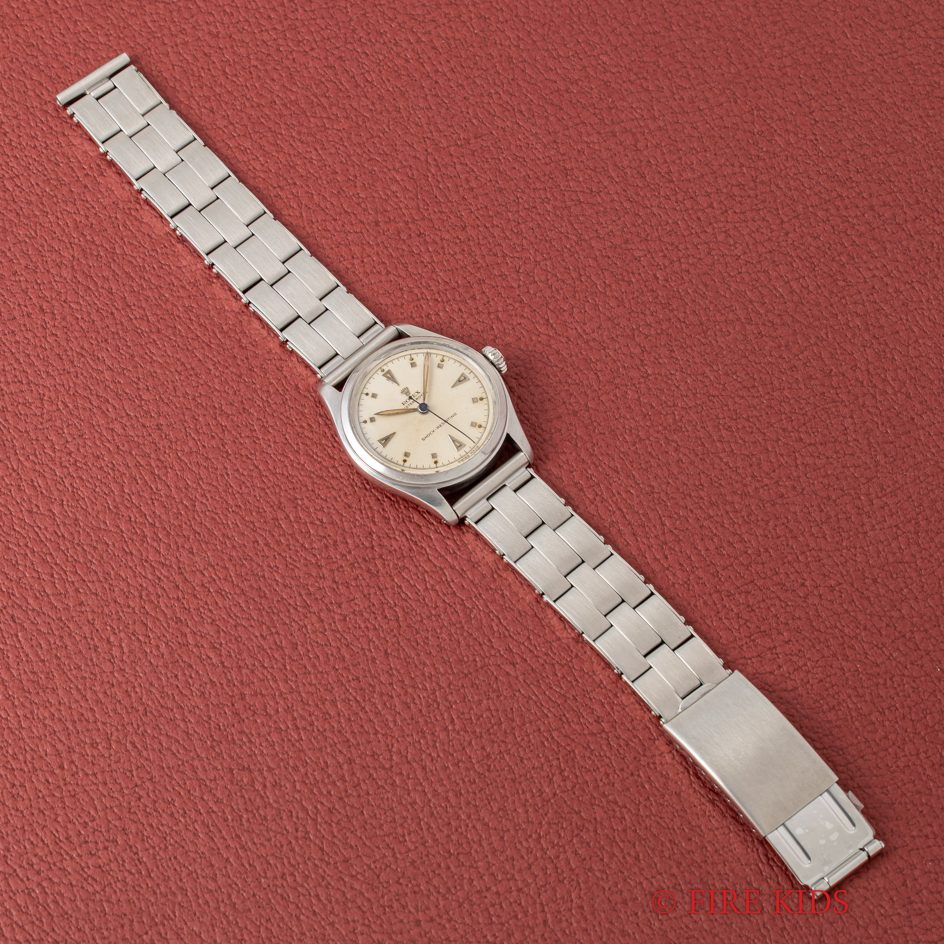 ロレックス オイスター ローヤル 1951年製 Ref.6144 手巻 スーパーオイスターリューズ PEブレス