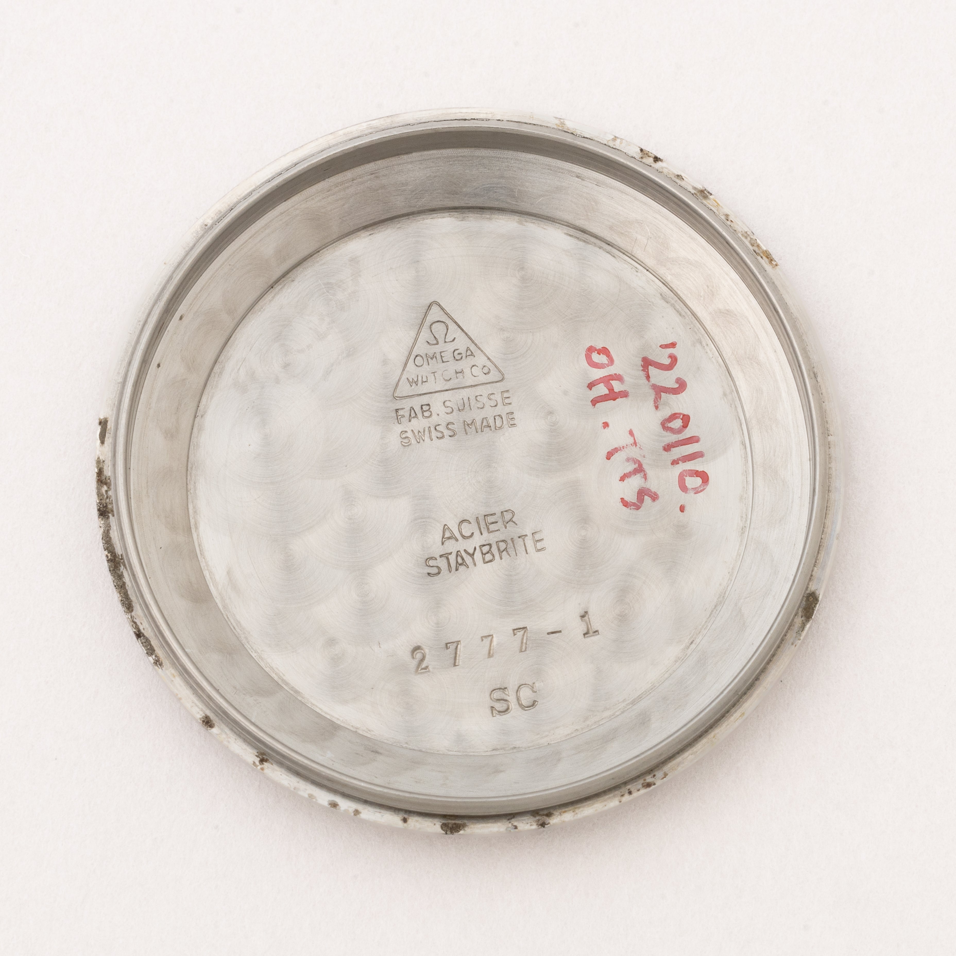 オメガ イギリス空軍 パイロットウオッチ 30ミリキャリバー Ref.2777 Cal.283 1953年製 ファットアロー