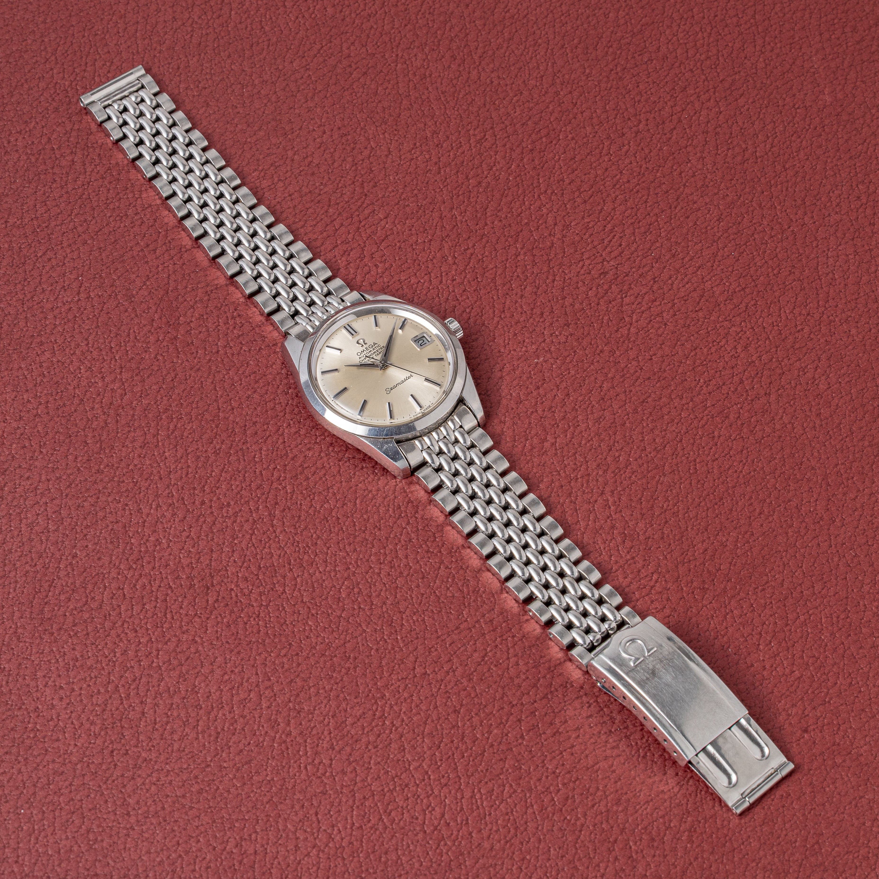 オメガ シーマスター クロノメーター 1970年製/昭和45年製 Ref.166.010 シルバーダイヤル ブレス付き