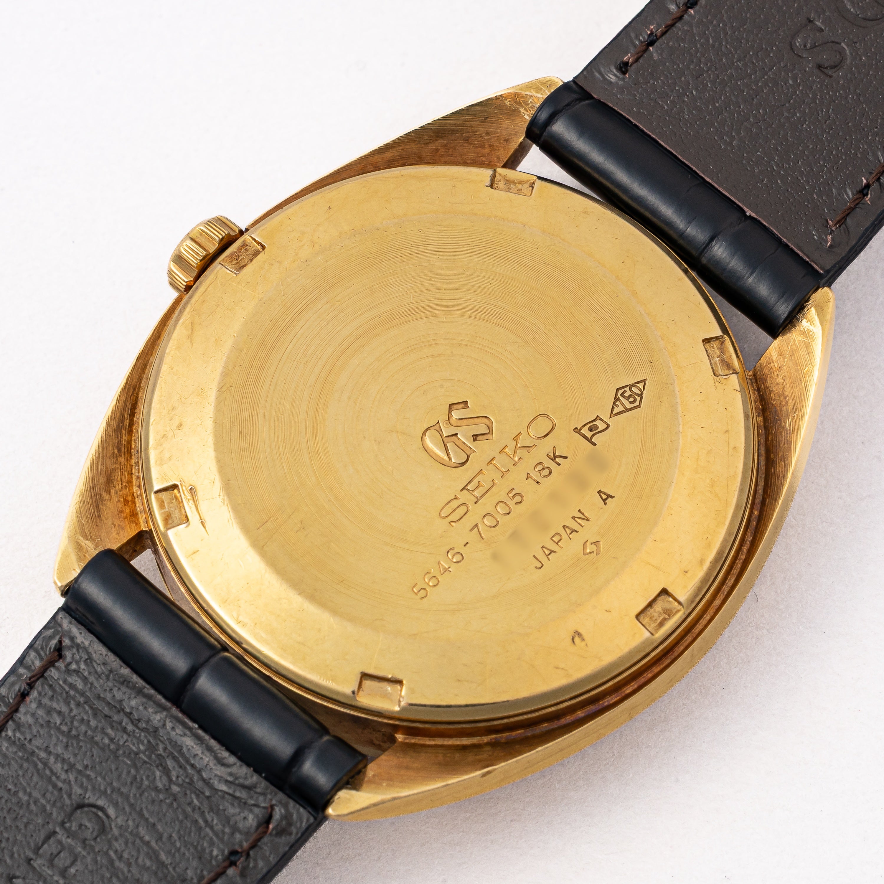 グランドセイコー 1971年製 Ref.5646-7005 18金無垢ケース 自動巻き デイデイト