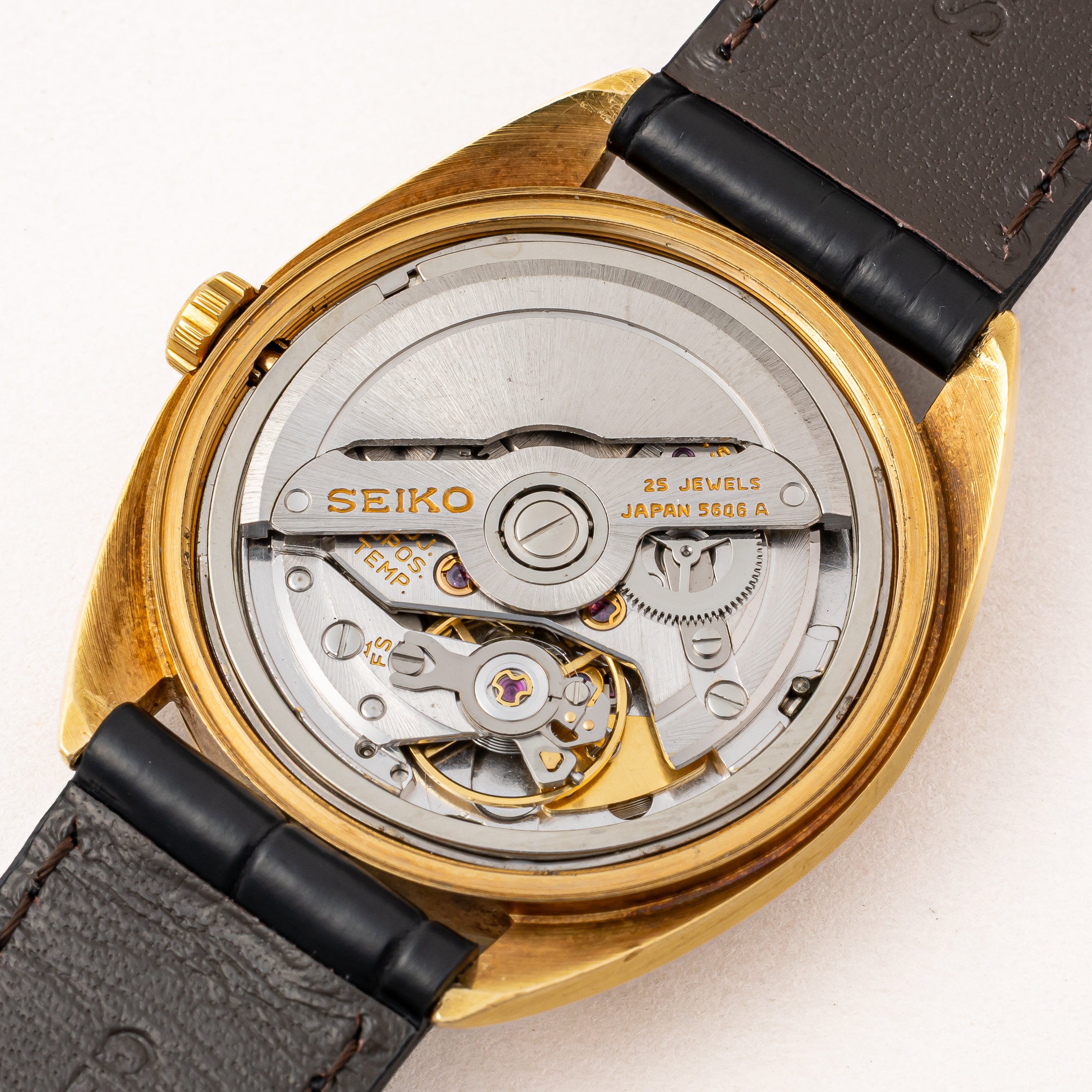 グランドセイコー 1971年製 Ref.5646-7005 18金無垢ケース 自動巻き デイデイト