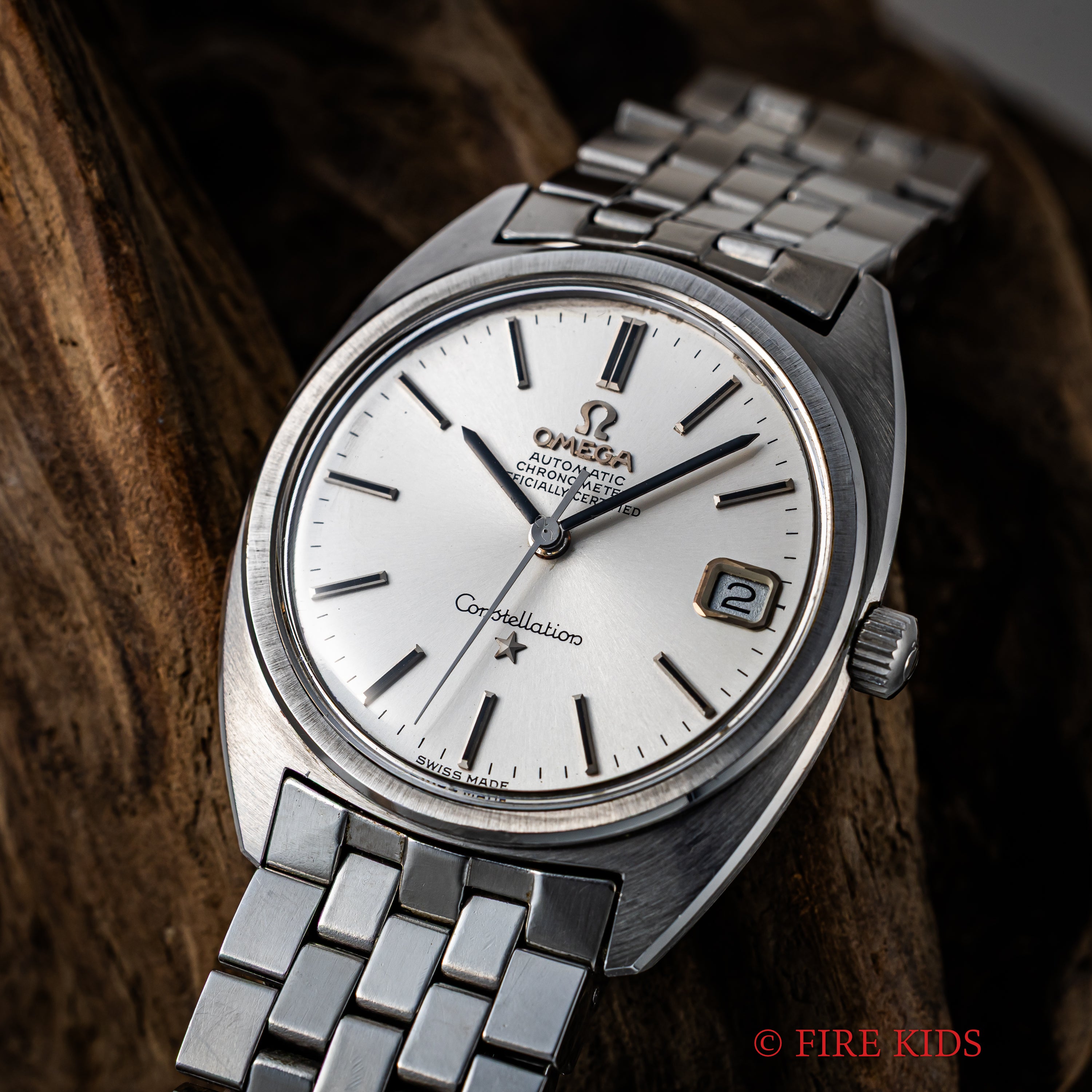 オメガ コンステレーション ジェンタデザイン前期型 1968年製 Ref.ST168.017 SP 純正ステンレスブレス