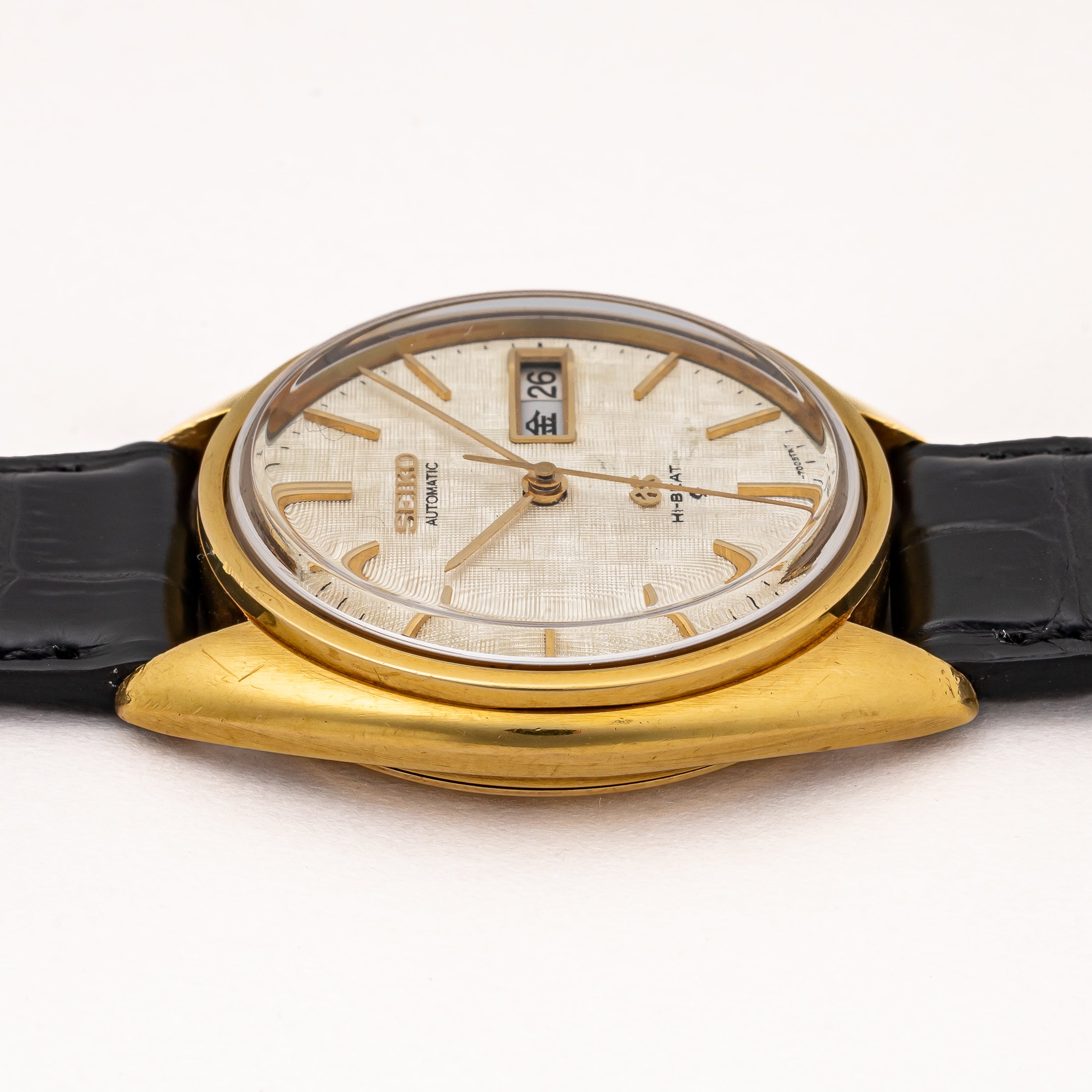 グランドセイコー 1971年製 Ref.5646-7005 18金無垢ケース 自動巻き デイデイト