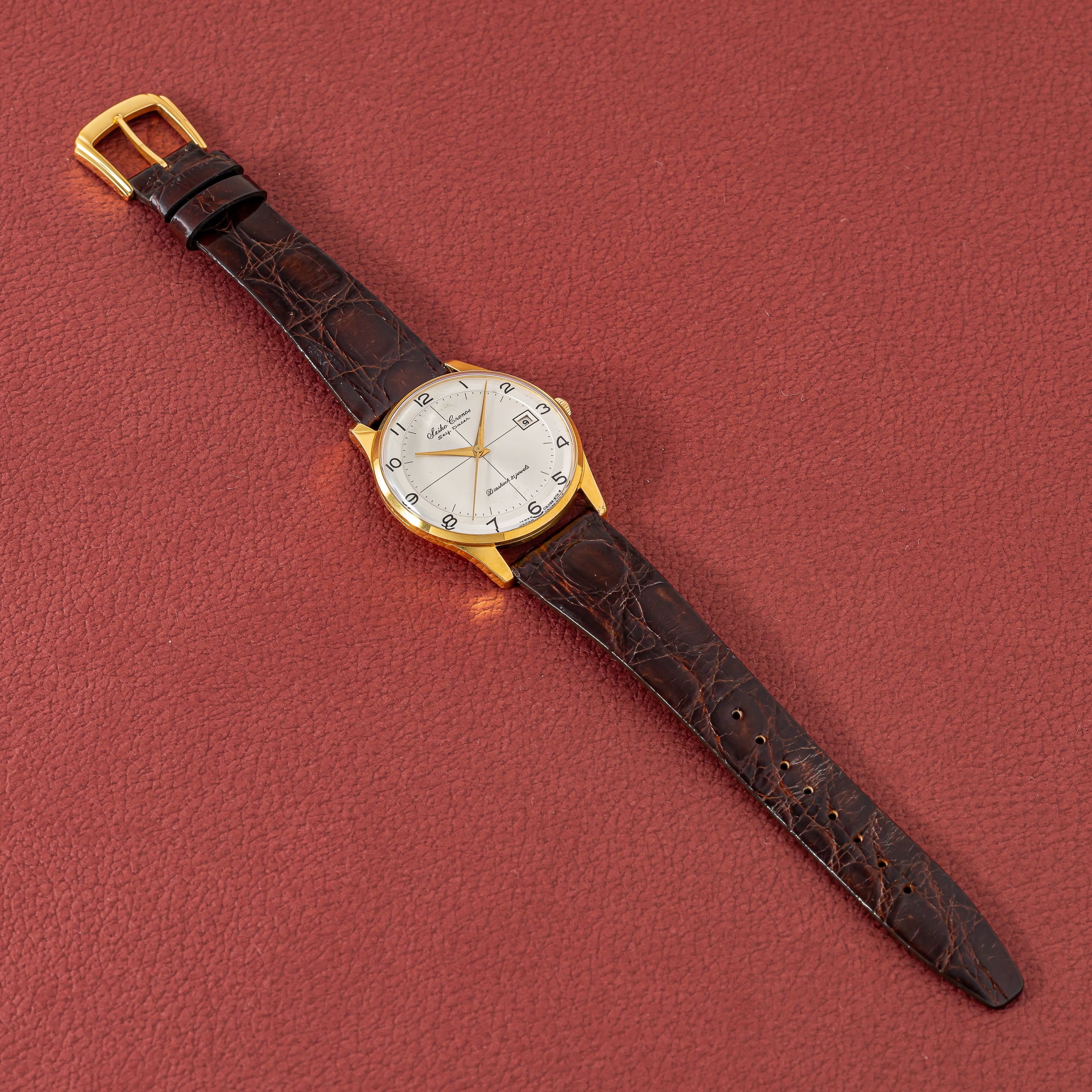 セイコー クロノス セルフデータ J150166 セイコー クロノス セルフデーター 1962年製 美品 箱、冊子