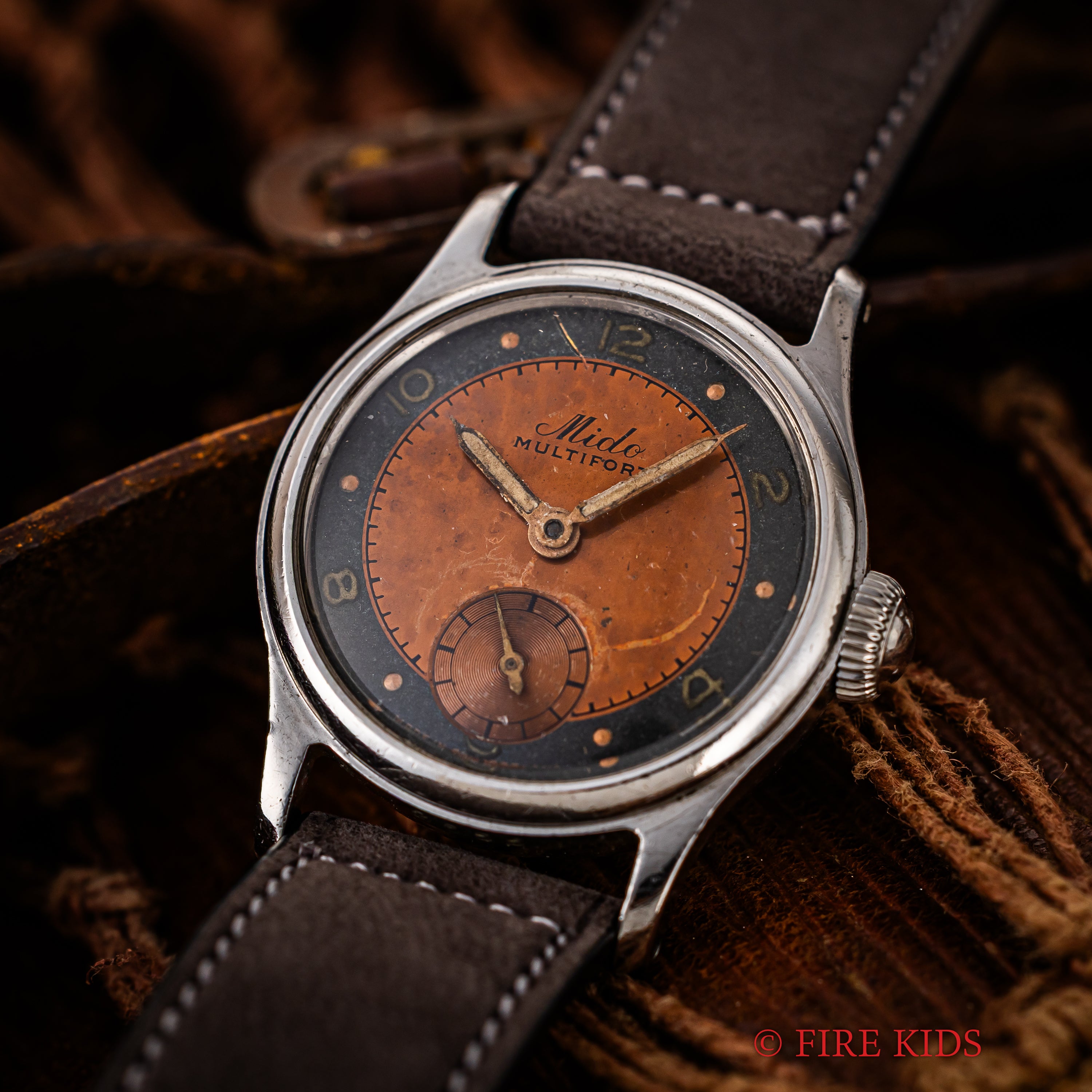 ミドー マルチフォート1940年代製 ブルズアイダイヤル スモール