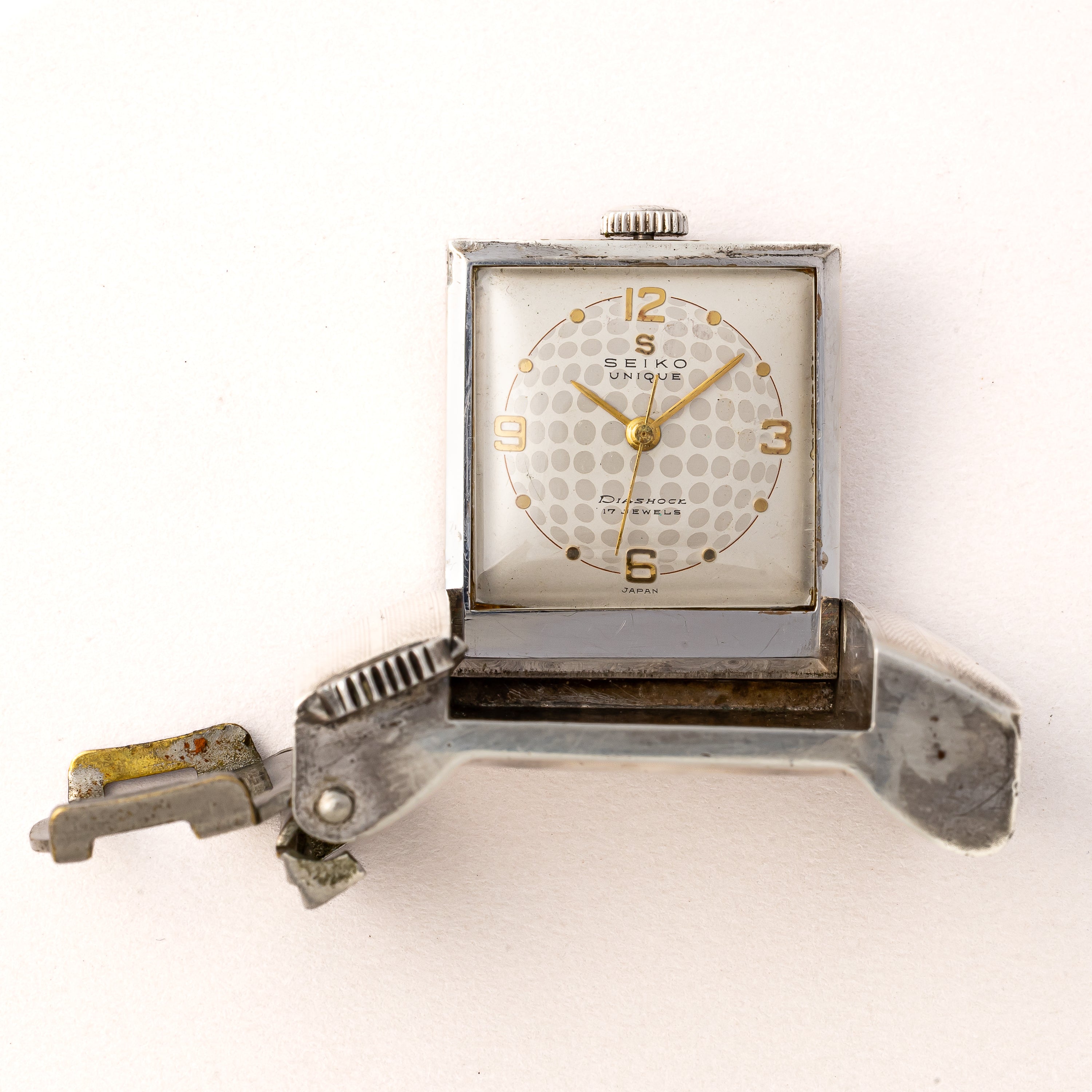 【1950年代レトロ、ビンテージ】稼働品！ SEIKO手巻き腕時計 アンティーク☆14K張希少な1950年代Seiko 手巻きレディース