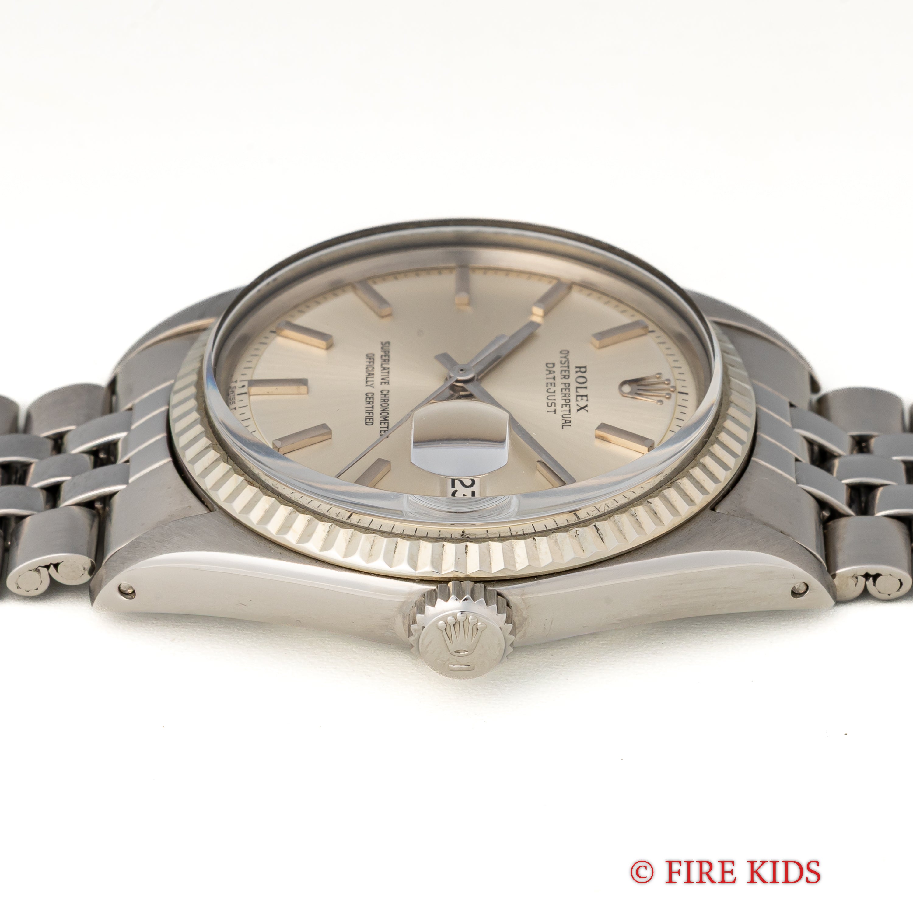 ロレックス デイトジャスト 1971年製 Ref.1601 シルバーダイヤル 自動巻 純正ジュビリーブレス 夜光無し