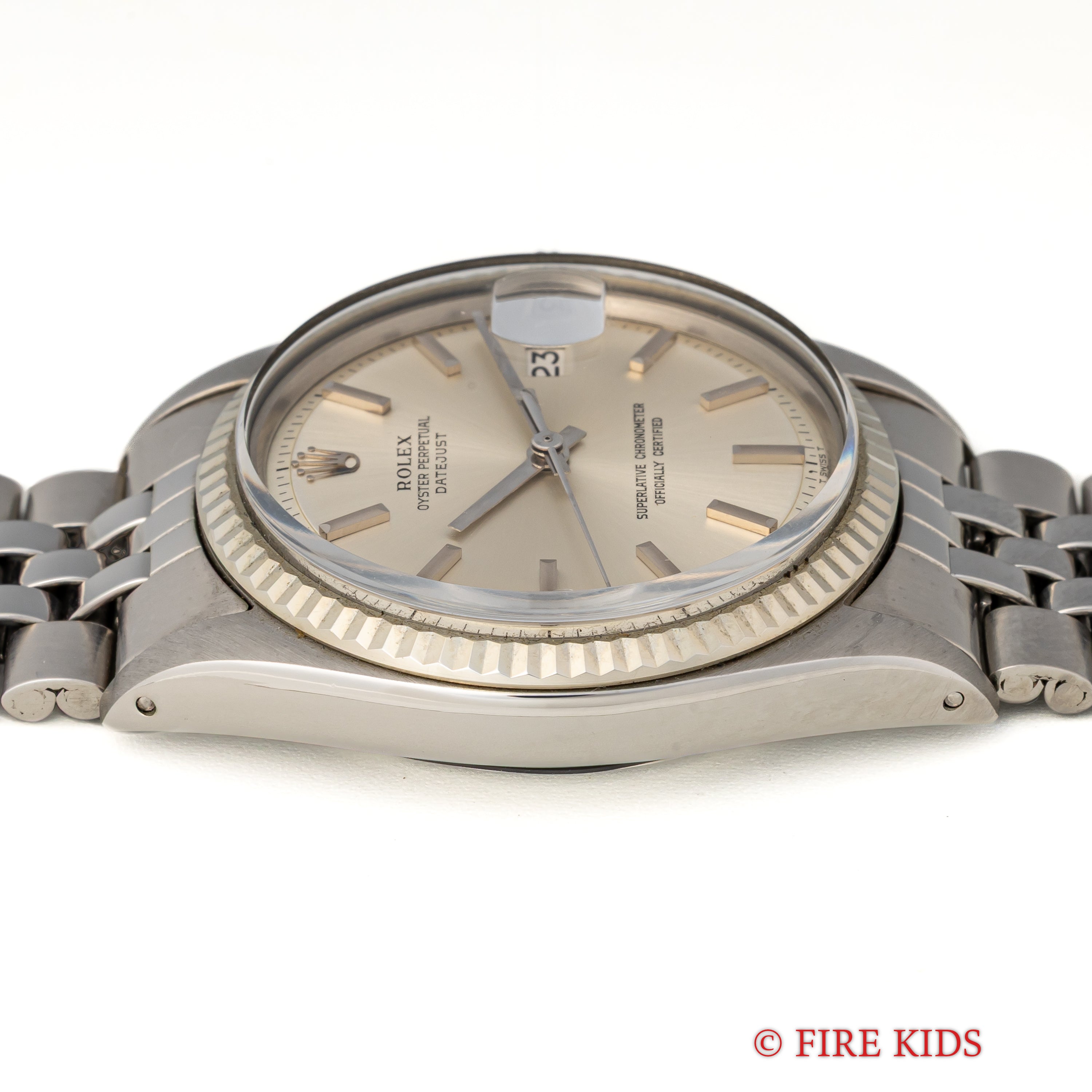 ロレックス デイトジャスト 1971年製 Ref.1601 シルバーダイヤル 自動巻 純正ジュビリーブレス 夜光無し